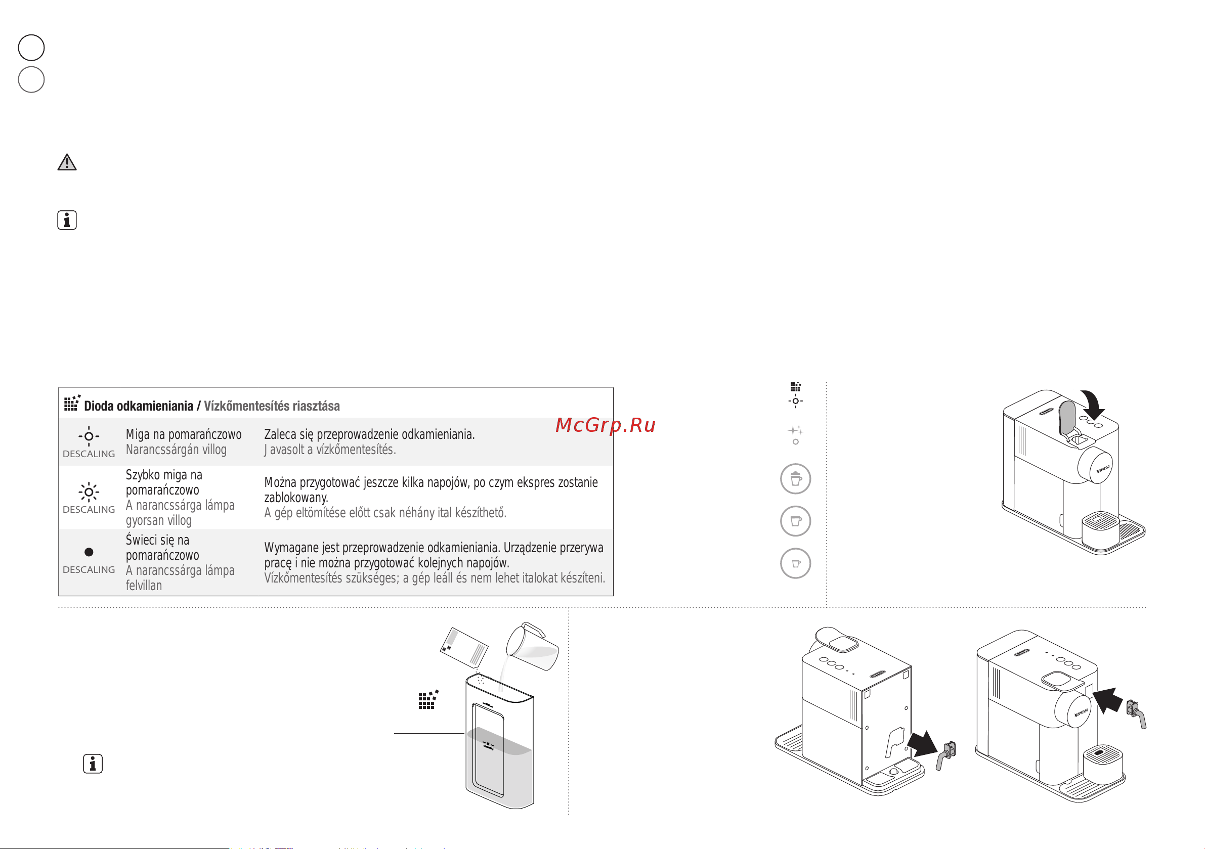 Delonghi EN510.B [159/187] Odkamienianie vízkőmentesítés
