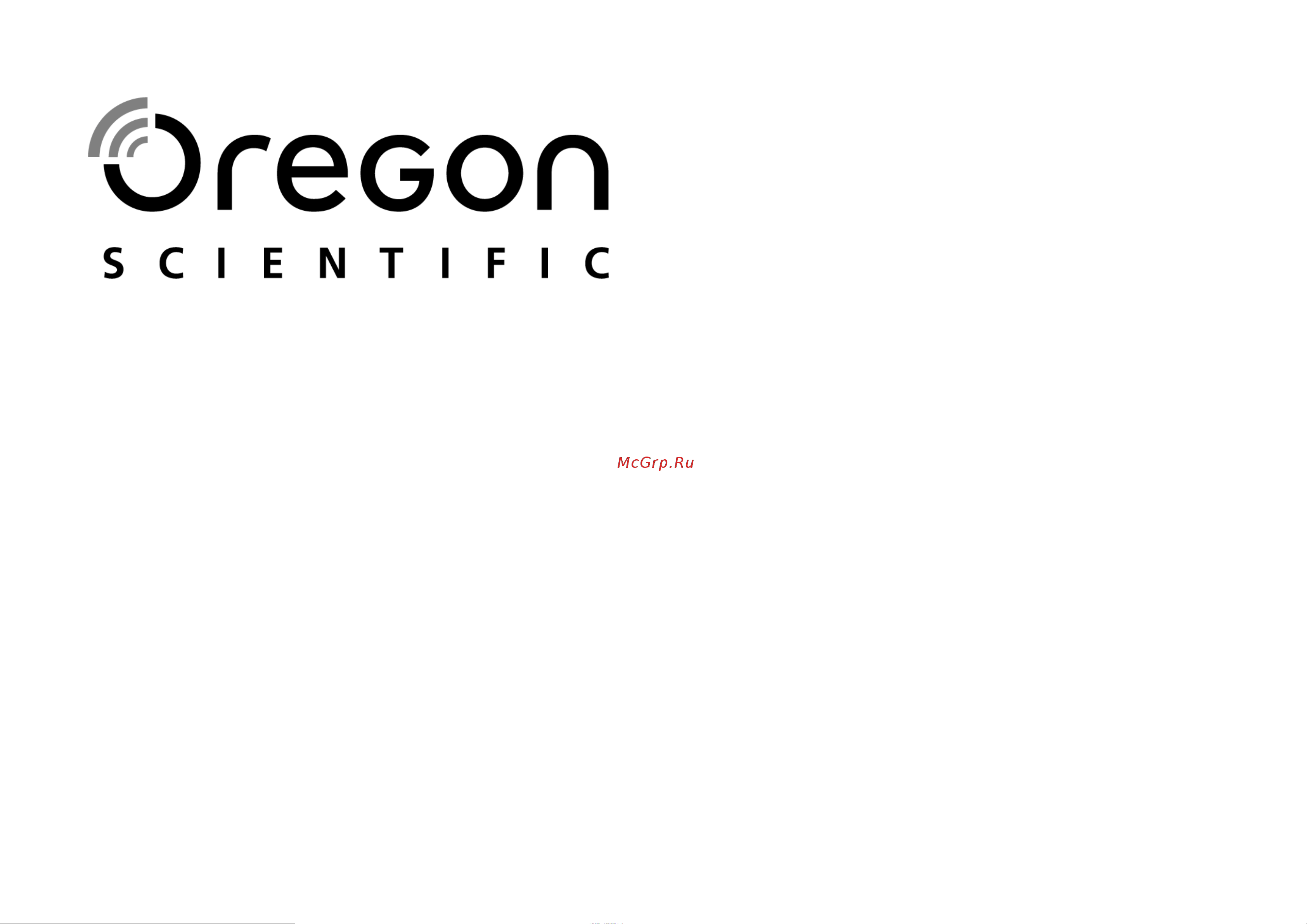 Oregon Scientific BAR339DP Руководство по эксплуатации онлайн