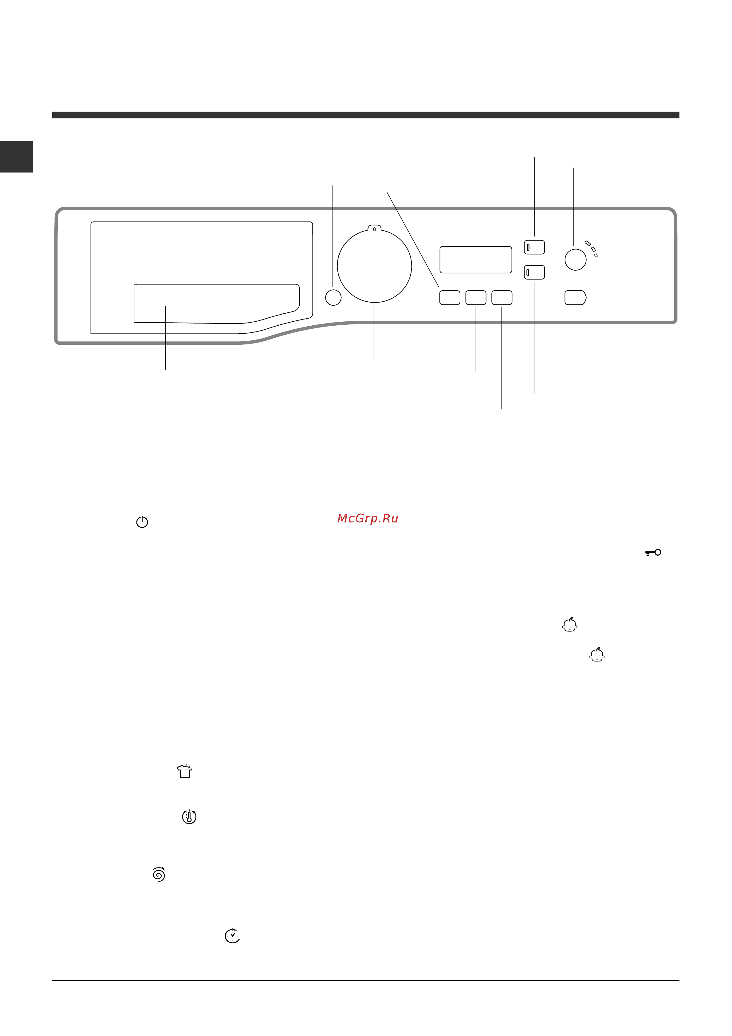 Hotpoint-Ariston WMSF 605 B [16/24] Опис пралынот машини