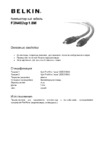Belkin F3N402cp1.8M Gr Руководство по эксплуатации