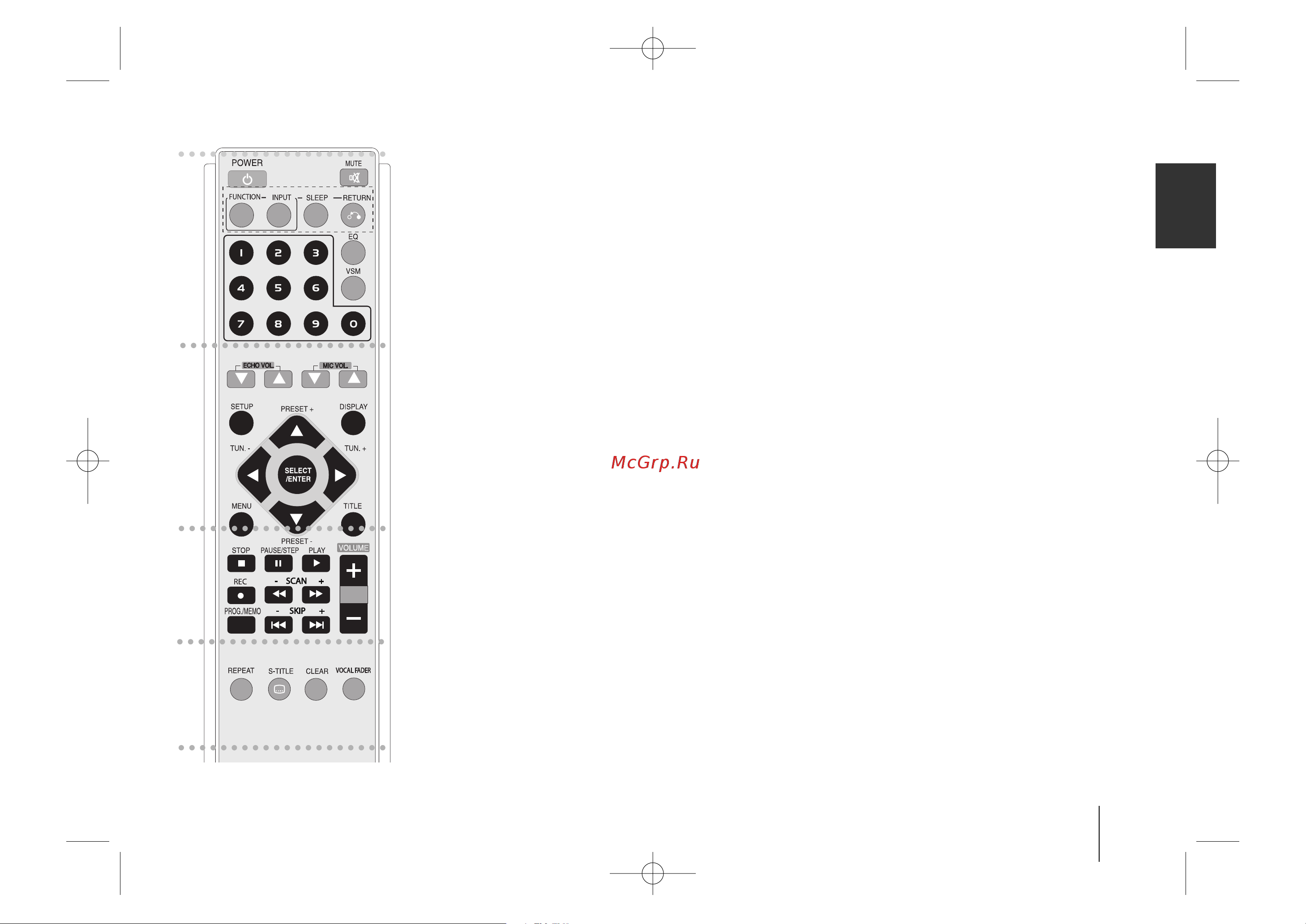 LG XB-D65X [9/22] Пульт дистанционного управления