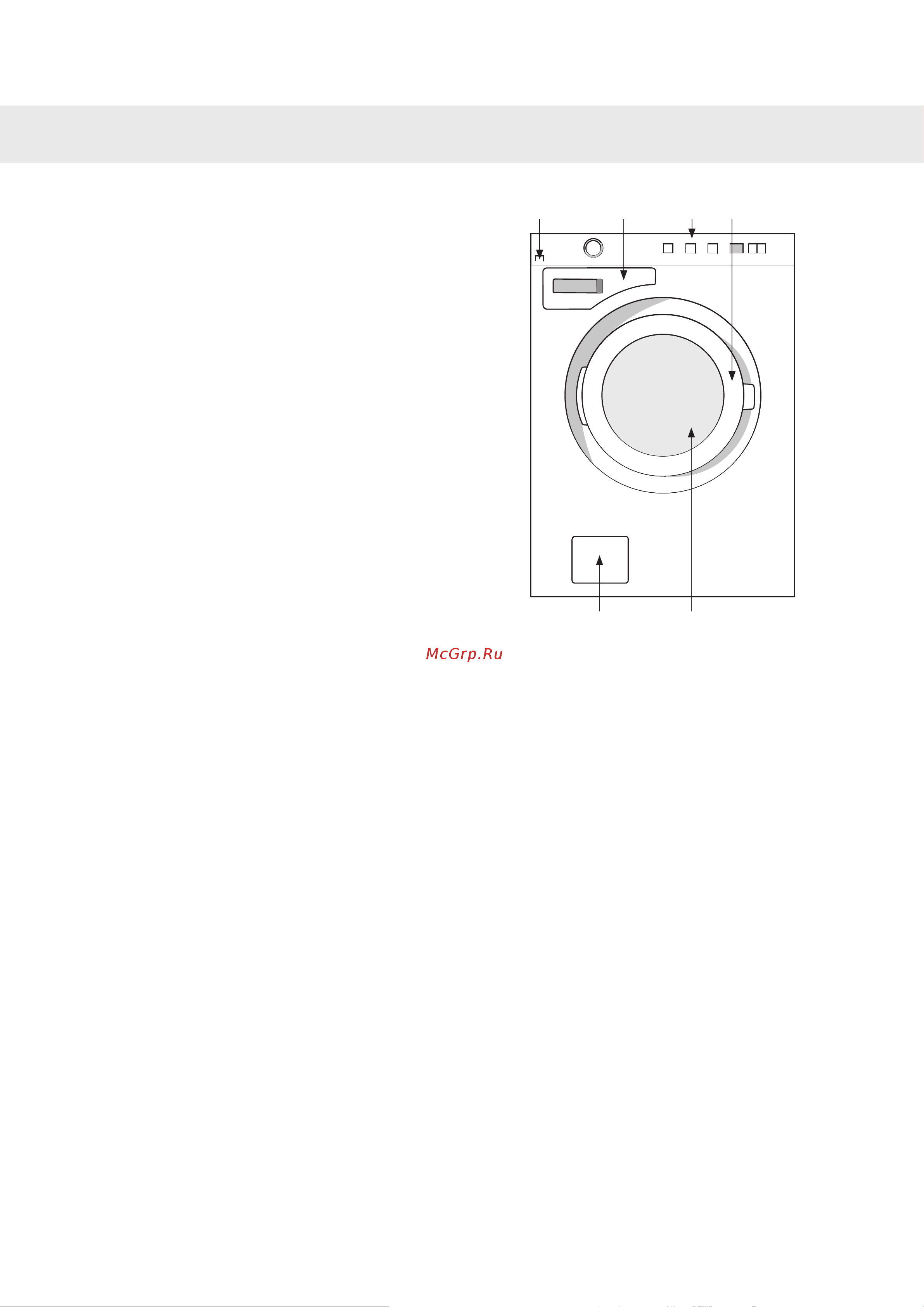 Asko W6454 W [8/36] Описание стиральной машины