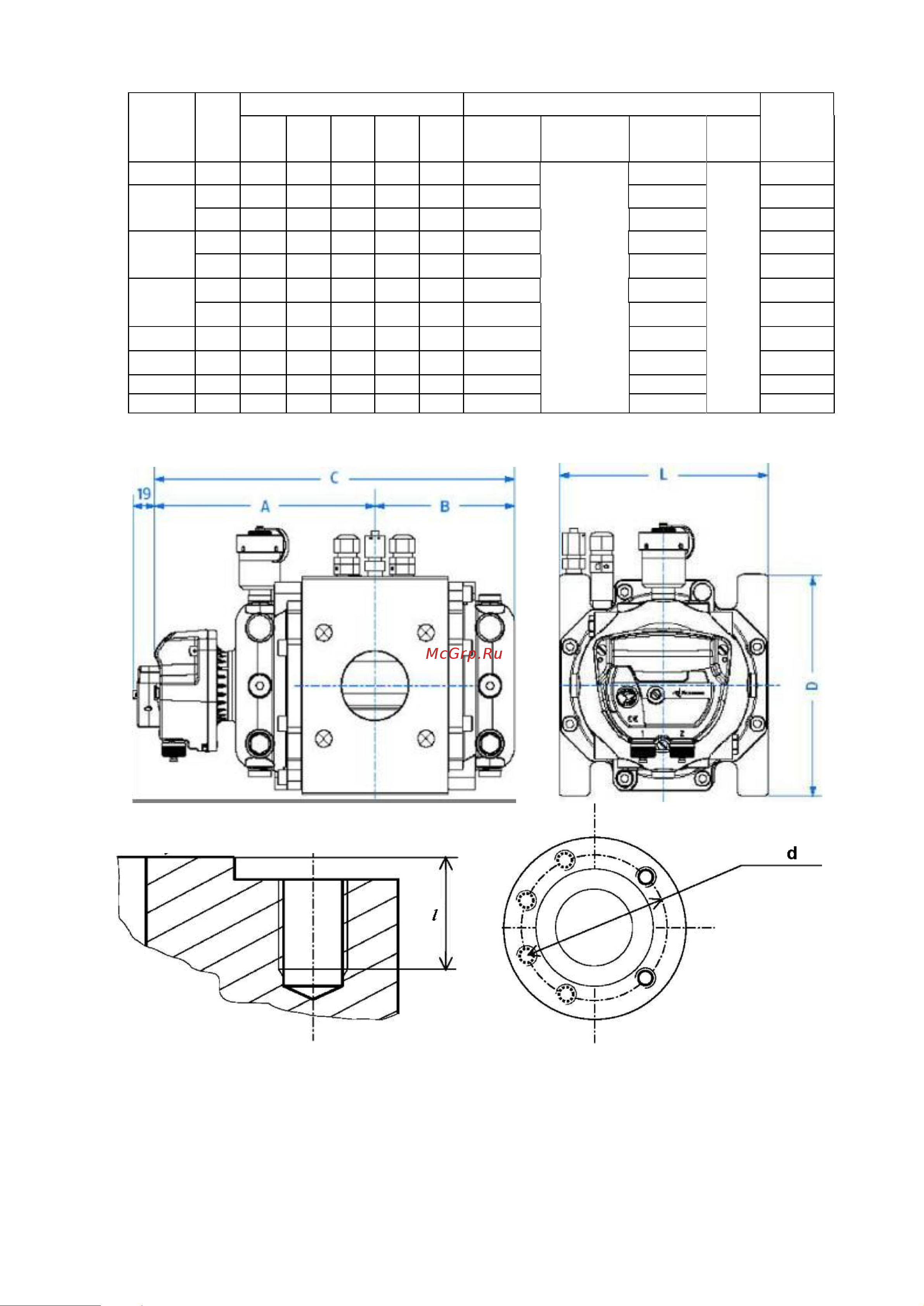 Логика РСГ-50-G16 [8/39] Рисунок 1 габаритные и присоединительные размеры счетчиков рсг сигнал