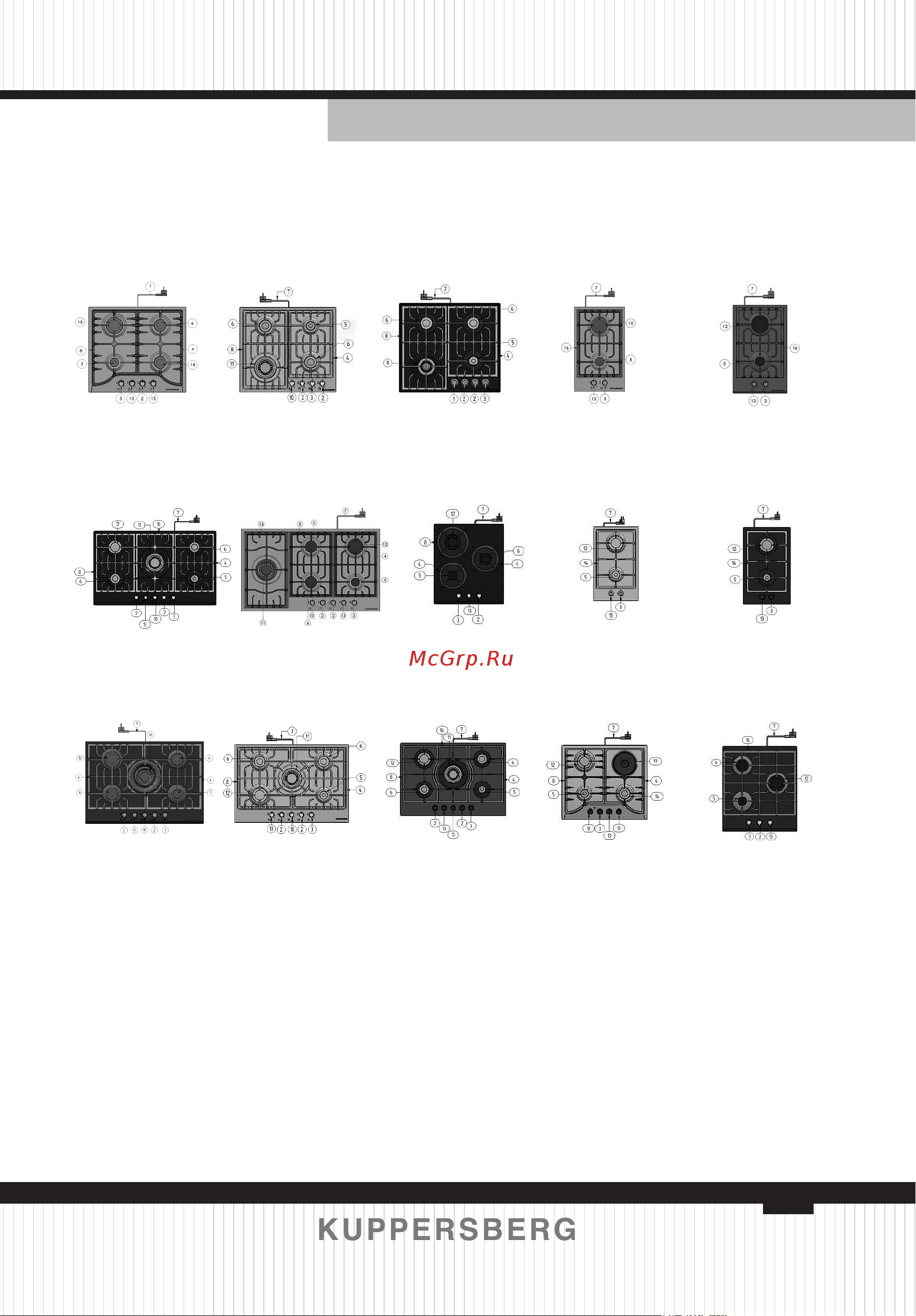 Kuppersberg fq3tg s [13/48] Technical characteristic and drawings
