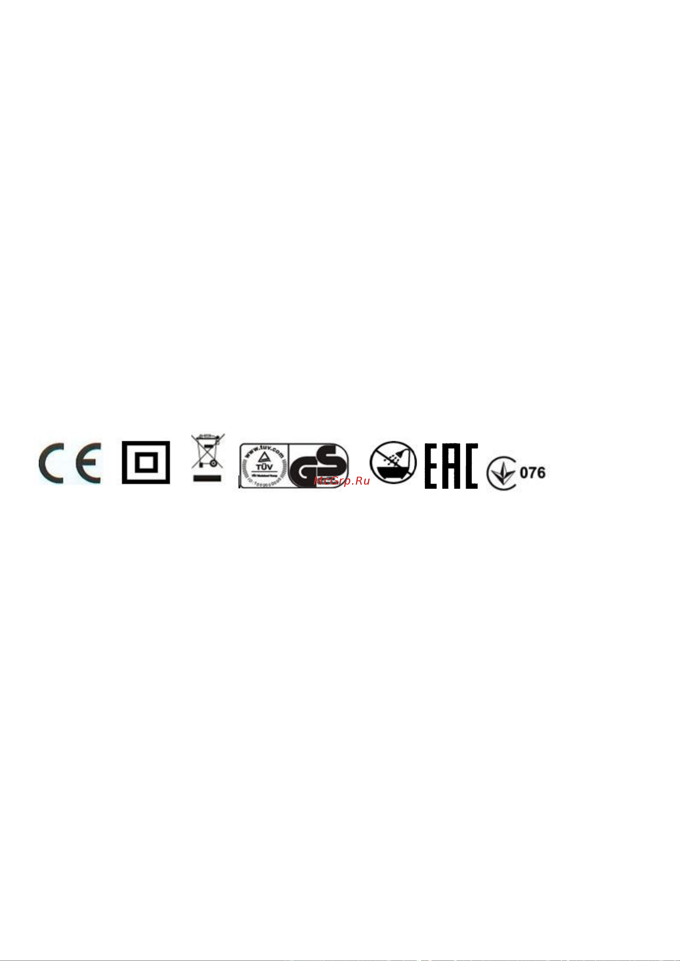 Polaris phs 2090k [12/19] Сертификаттау туралы ақпарат