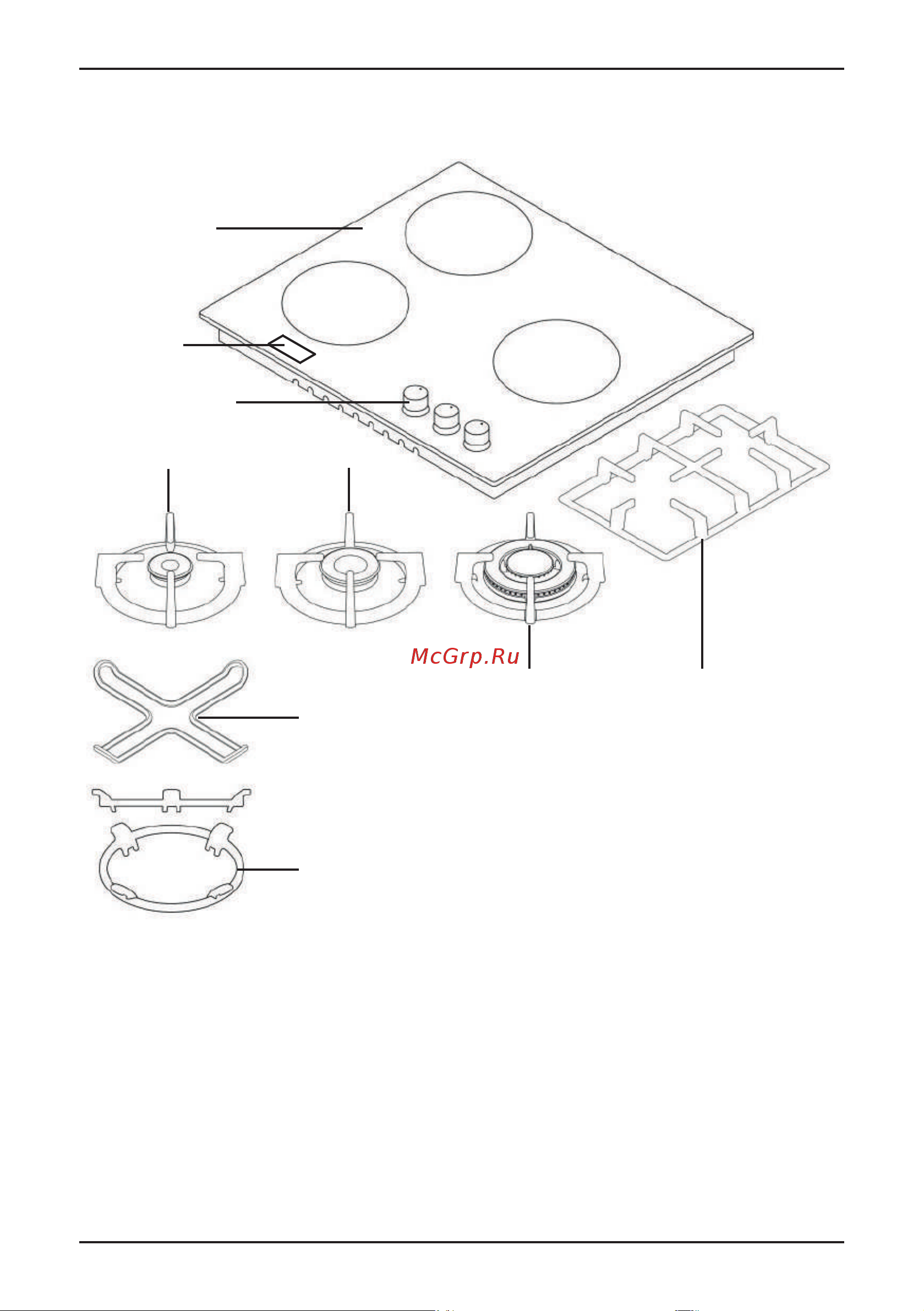 Korting HG 465 CTRB [5/20] Описание прибора