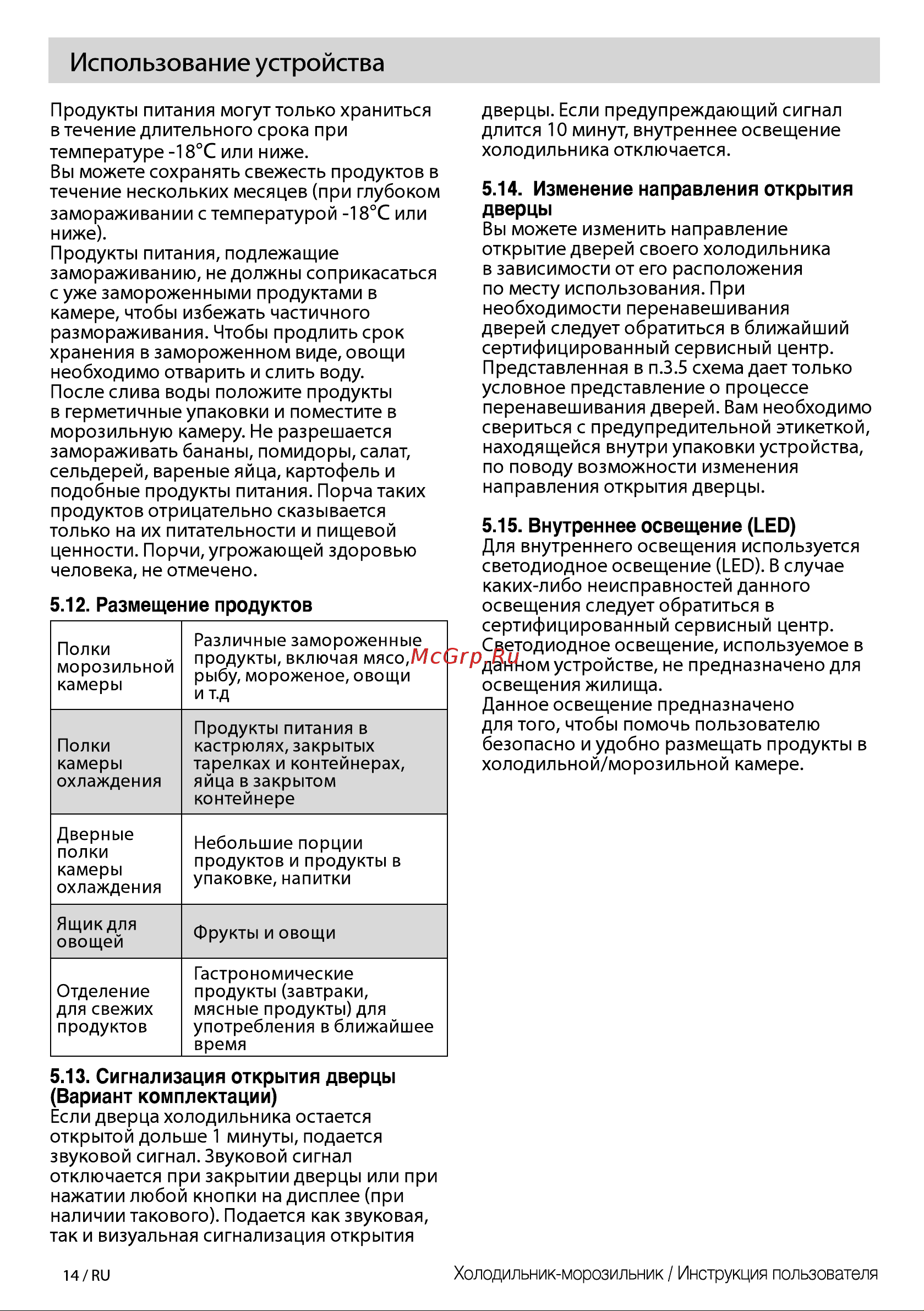 Beko CNL7270KC0S [14/24] Использование устройства