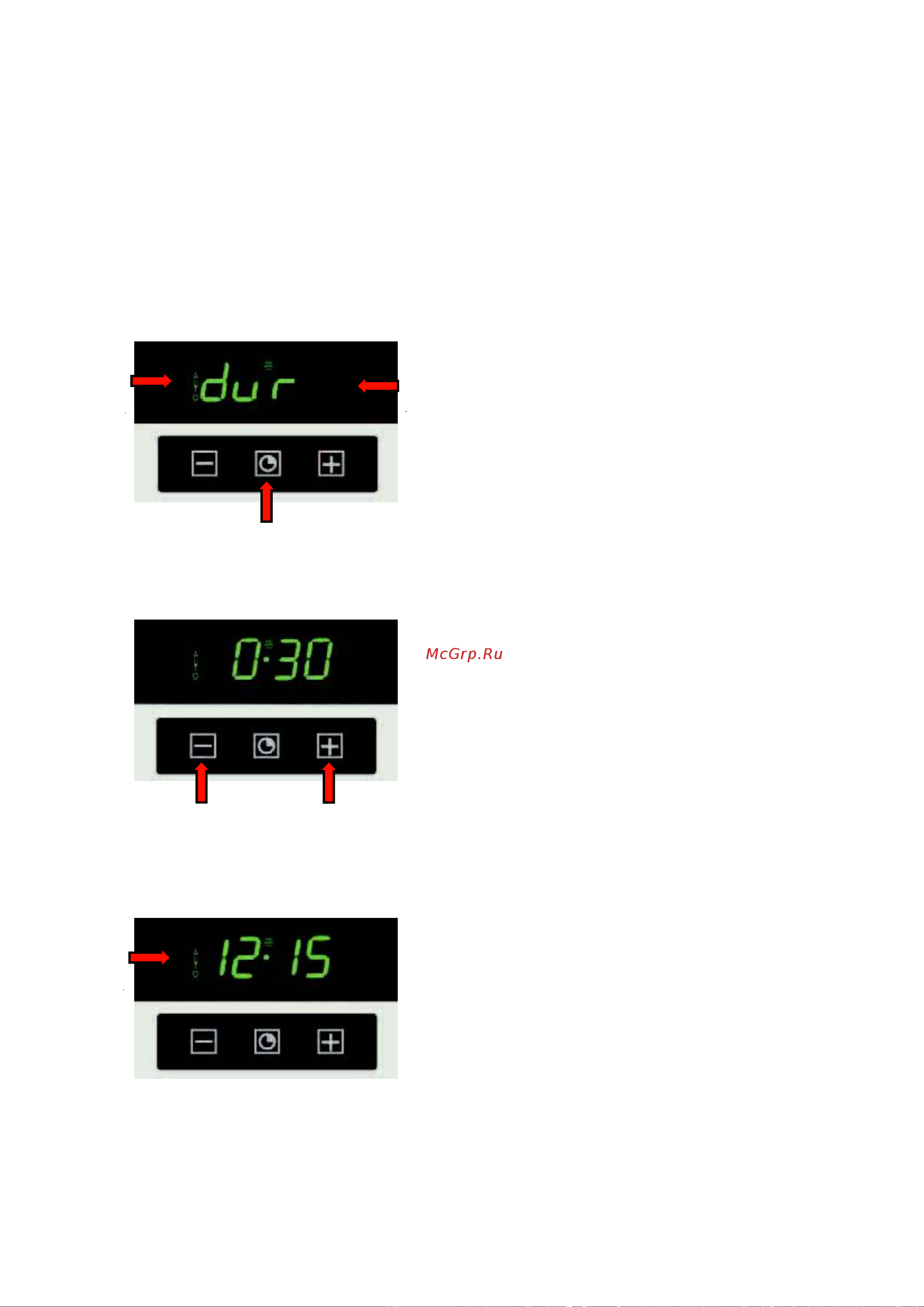 Kaiser HGG 61532 R [46/84] Setting the cooking time