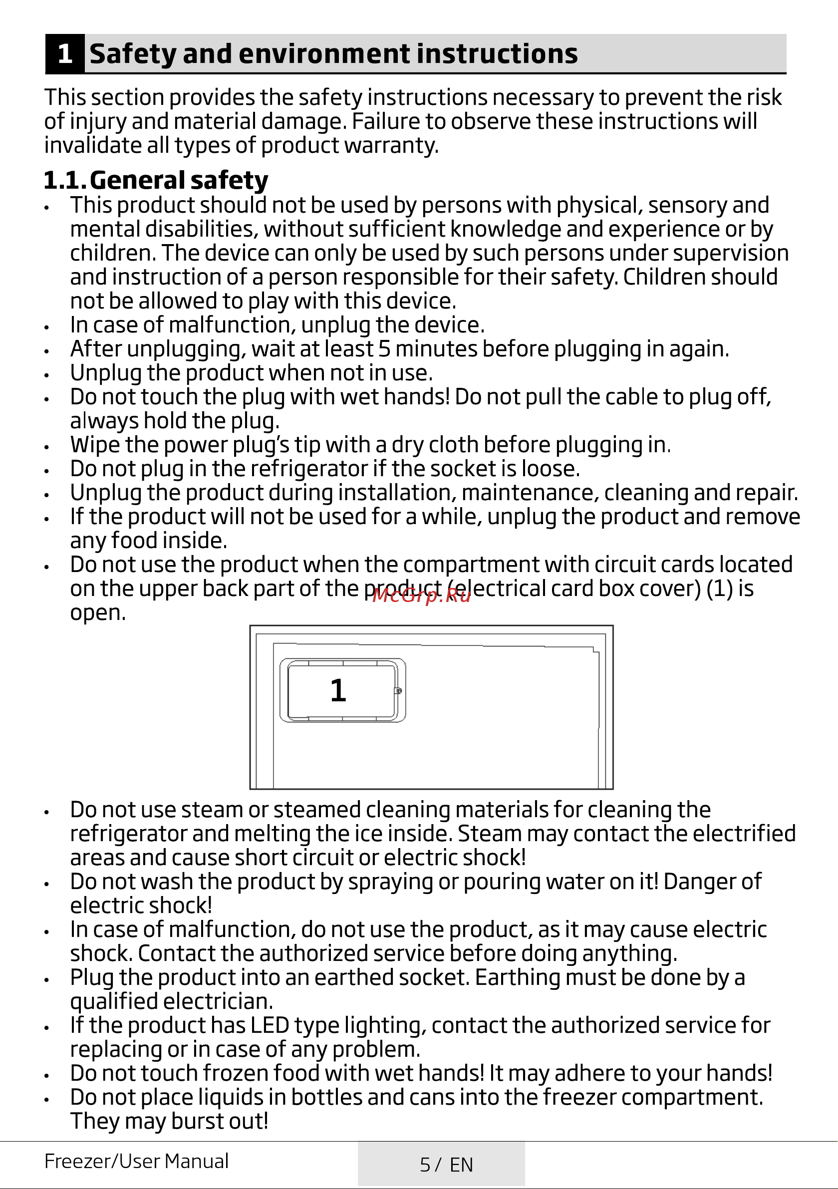 Beko RFSK266T01S [5/48] Safety and environment instructions