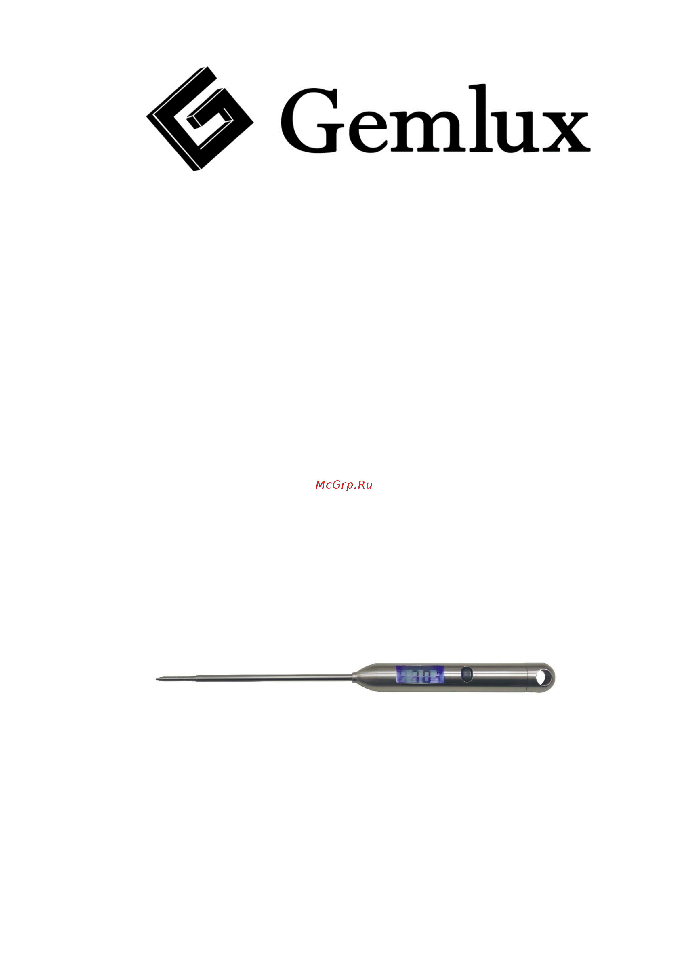 Gemlux GL-DT-11 Руководство по эксплуатации онлайн