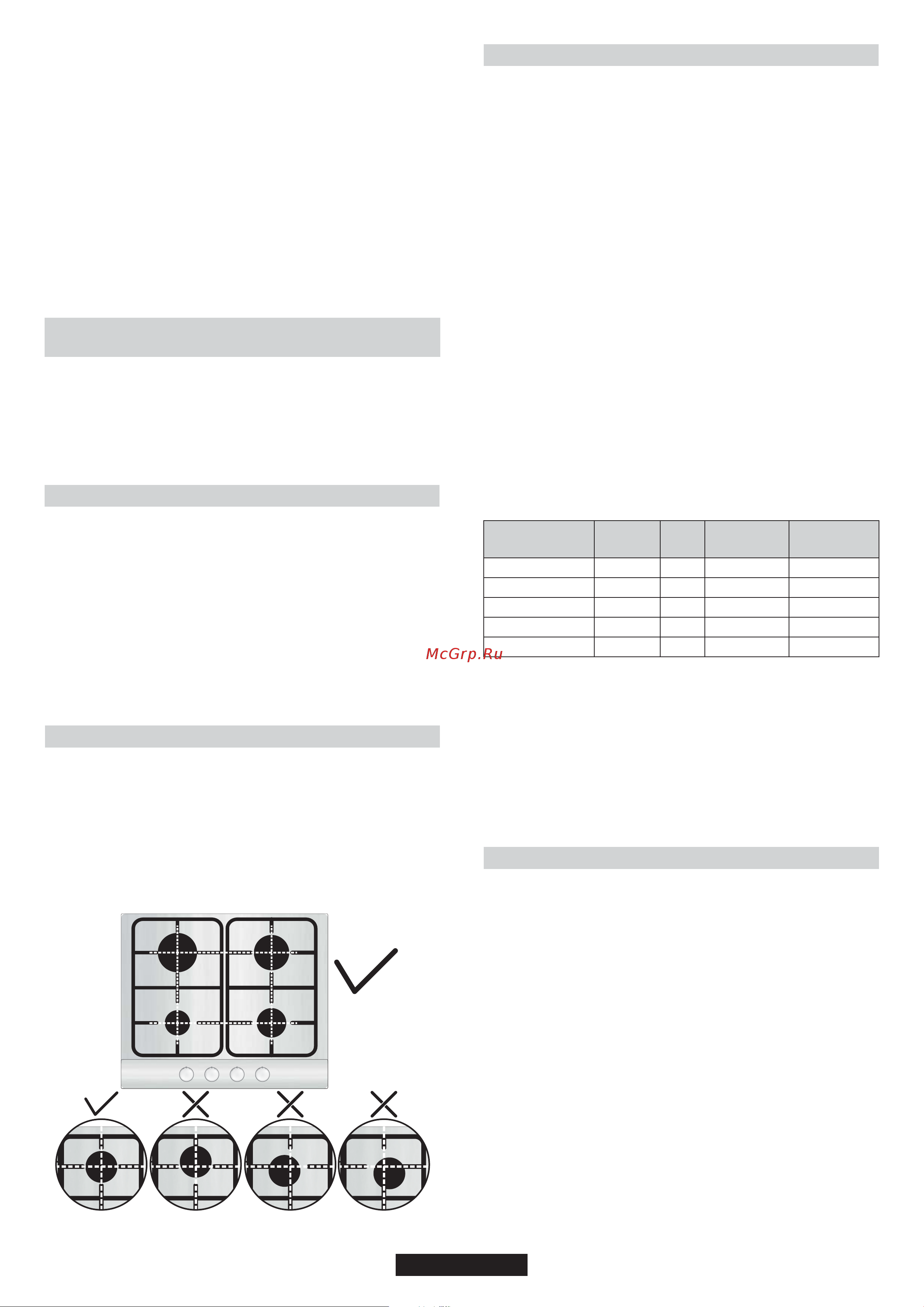 Candy CHW6BRWW Smart [7/64] Adapting the hob to different types of gas