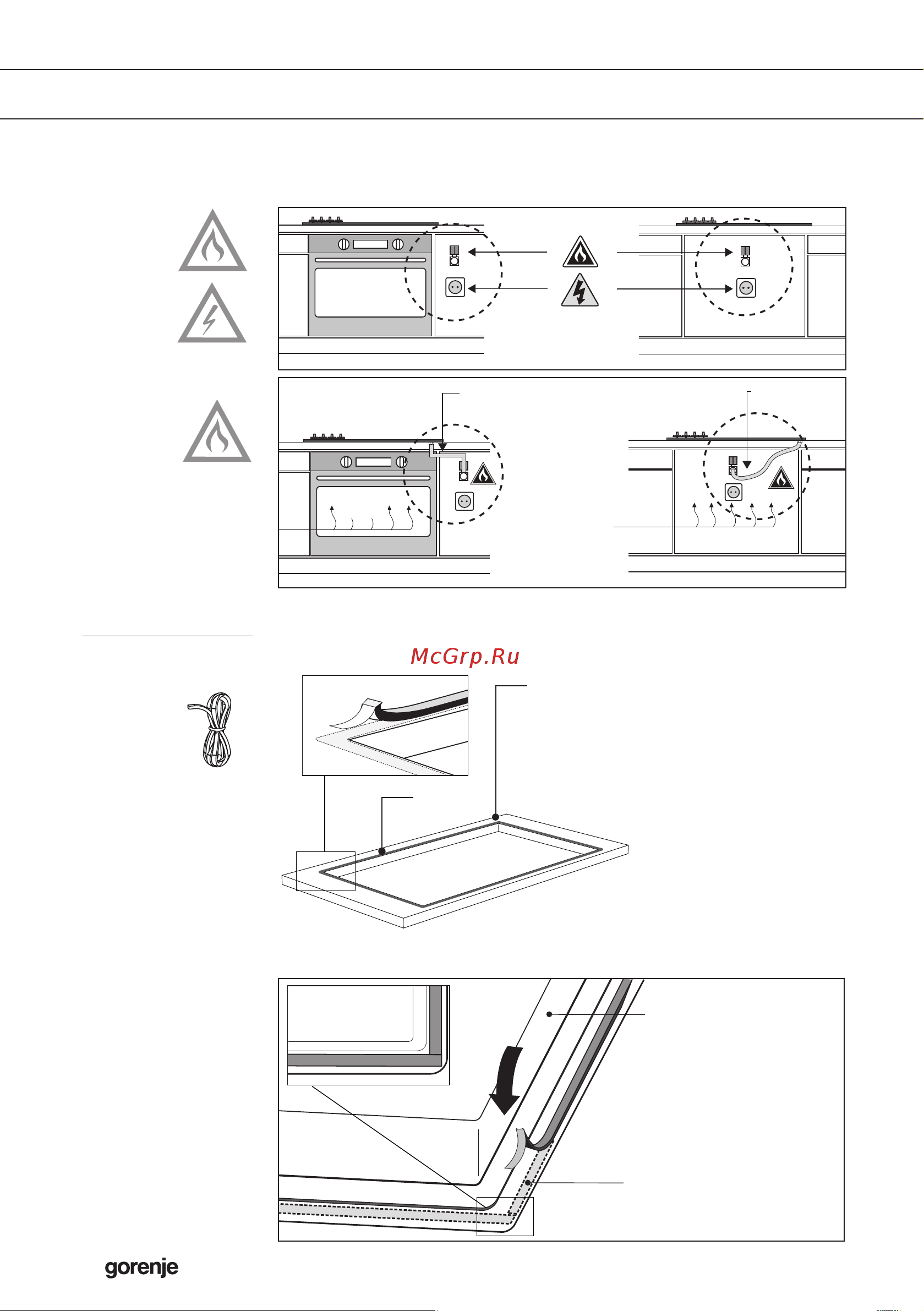 Gorenje G641SYB [18/28] A mm a mm b mm c mm d1 mm d2 mm bg3 300 520 52 138 bg6xa b c 600 520 52 138 bg6xd e f 600 520 52 138 bg7 750 520 52 138 bg9 900 520 52 138