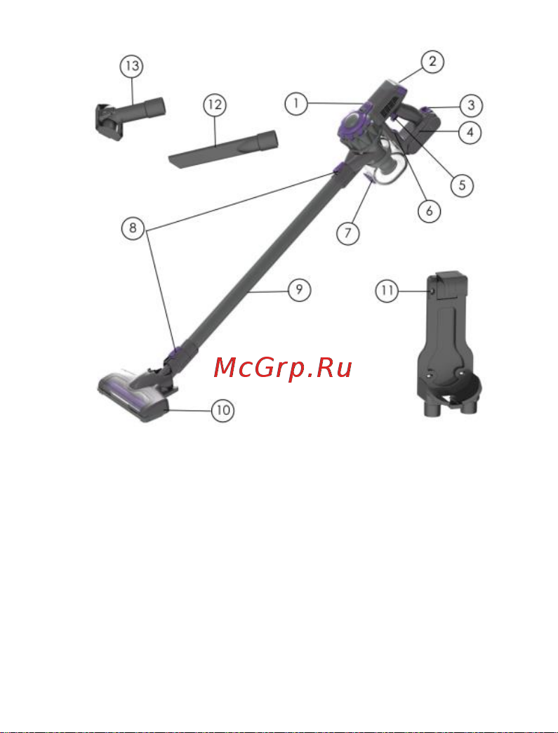 Vixter VCR-6190 Руководство по эксплуатации онлайн [3/8] 592631