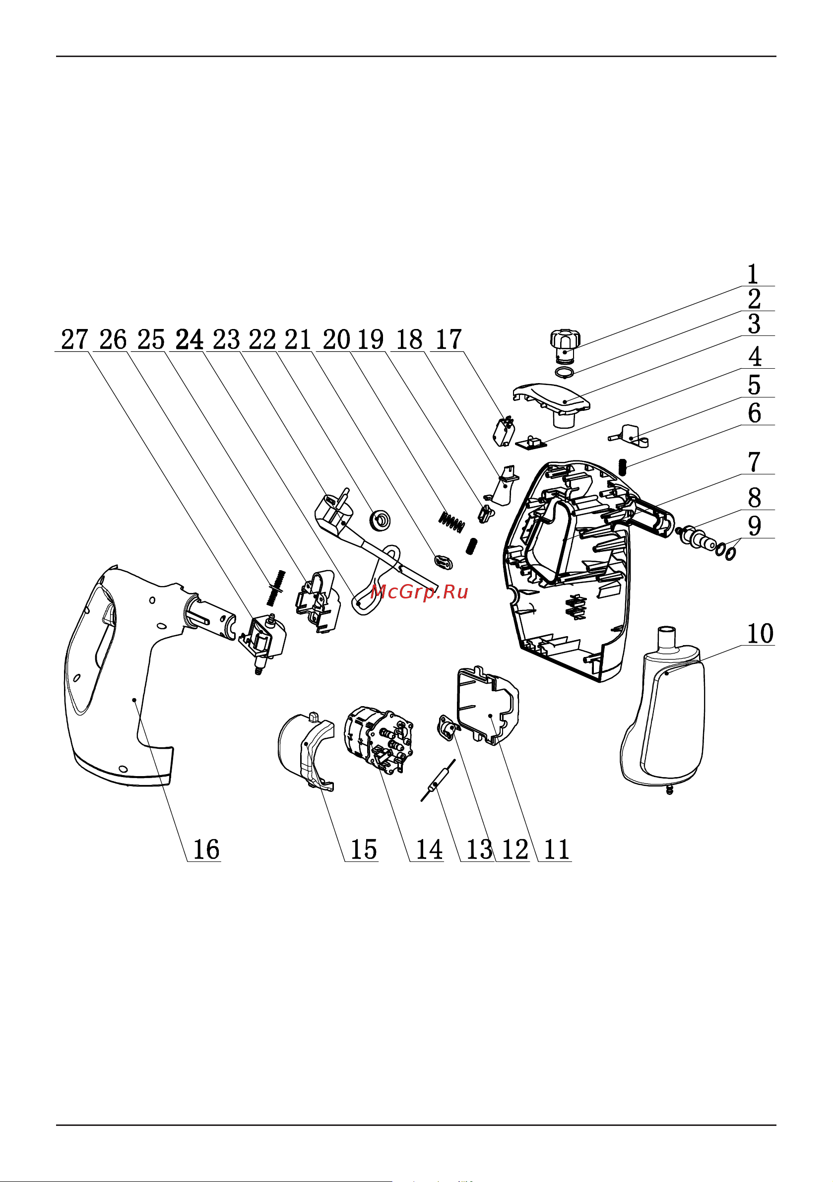 Bort BDR-1500-RR [12/26] Exploded view
