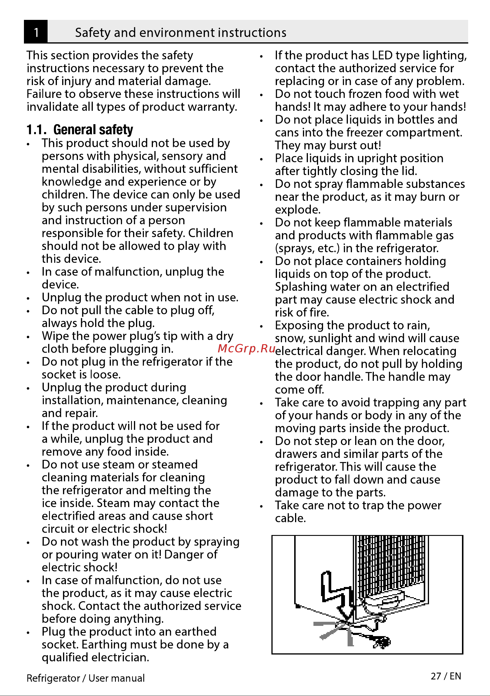 Beko CSKDN6250MA0W [27/44] Safety and environment instructions