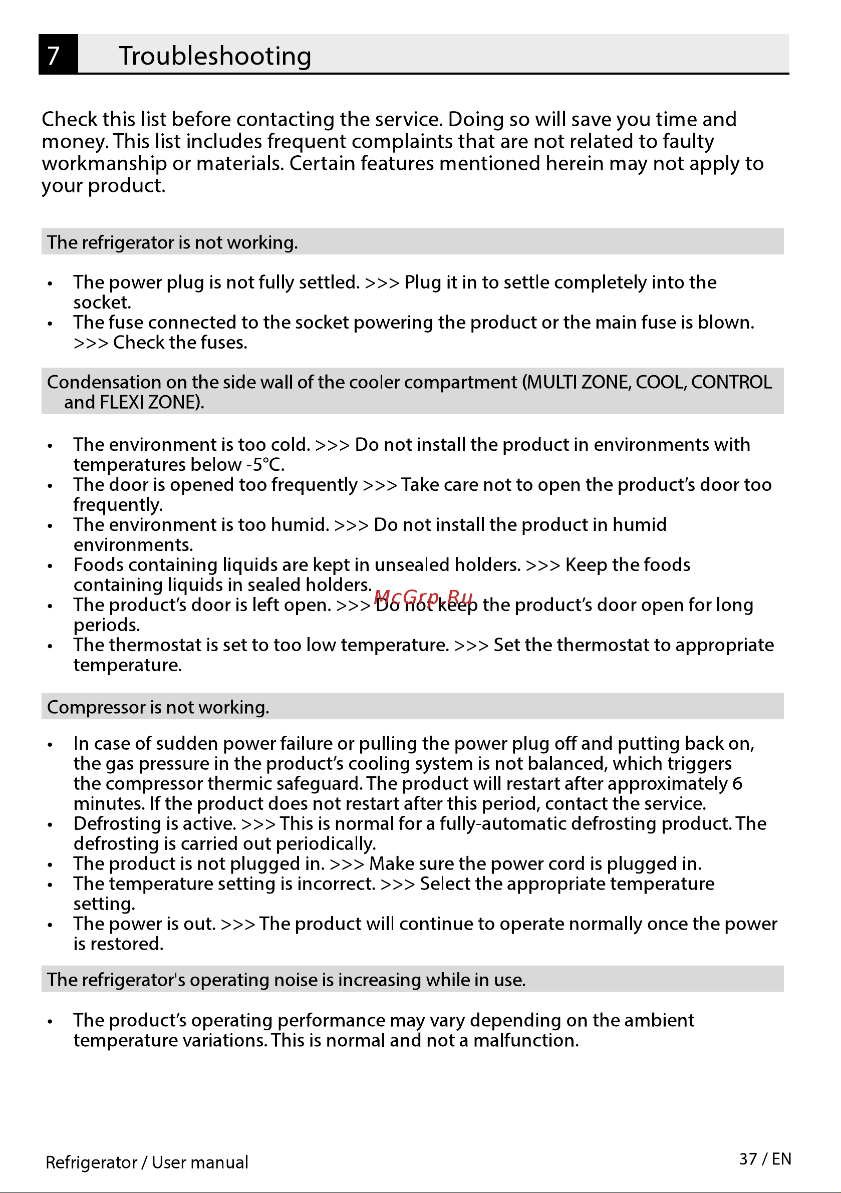 Beko CSKDN6250MA0W [37/44] Troubleshooting