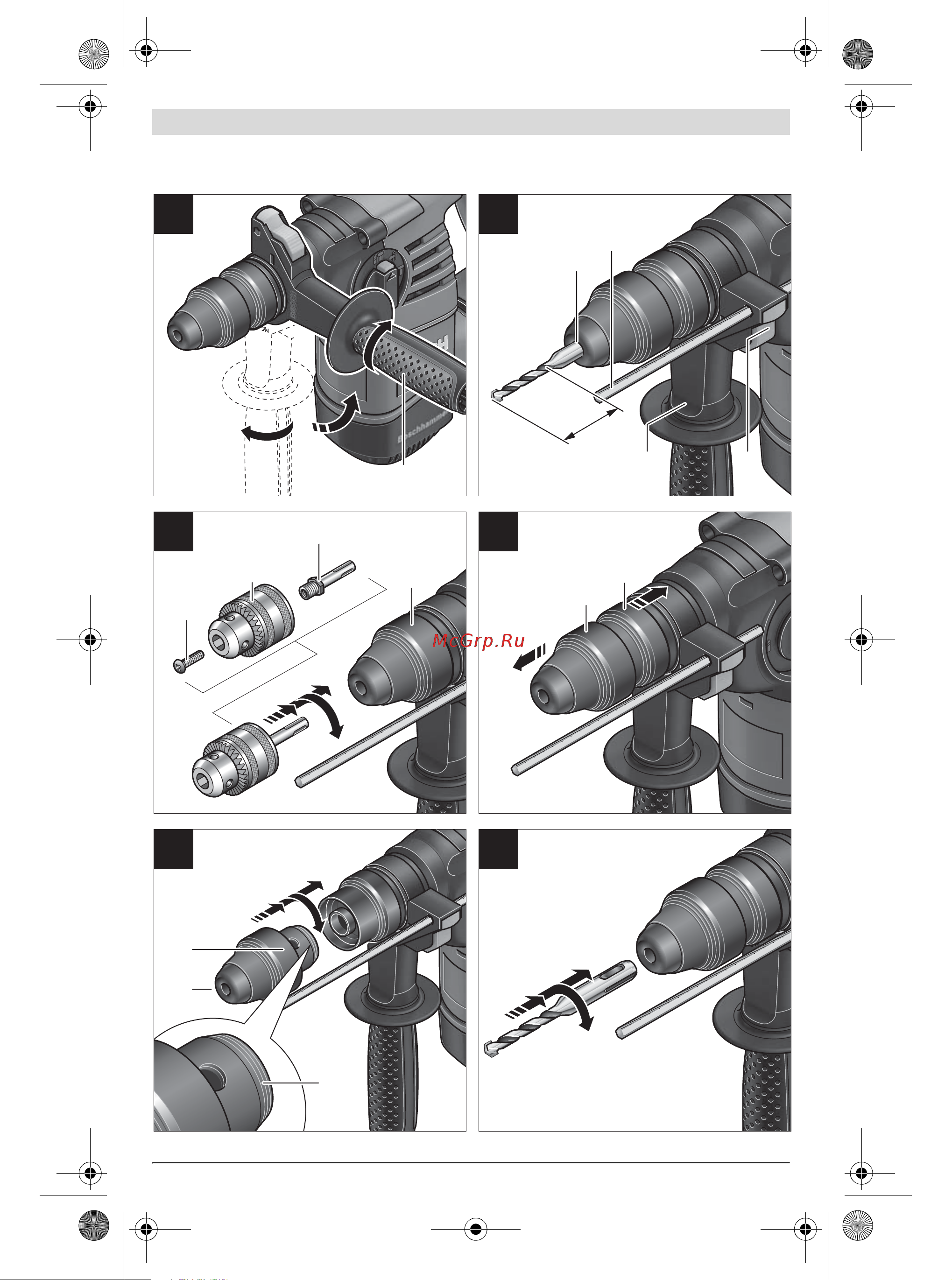 Bosch GBH 3-28 DFR 061124A000 Руководство по эксплуатации онлайн [4/222] 307696