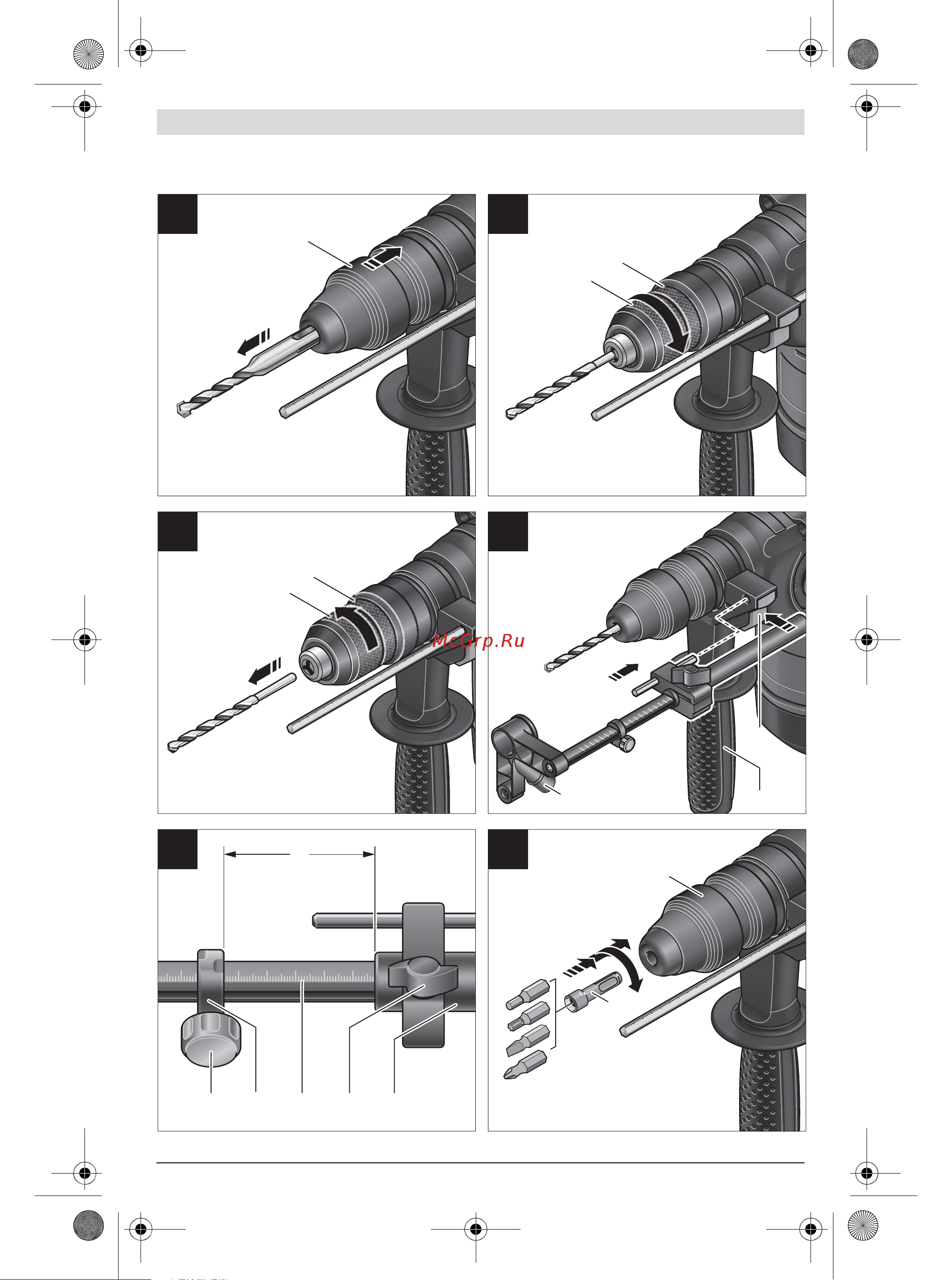 Bosch GBH 3-28 DFR 061124A000 Руководство по эксплуатации онлайн [5/222] 307696