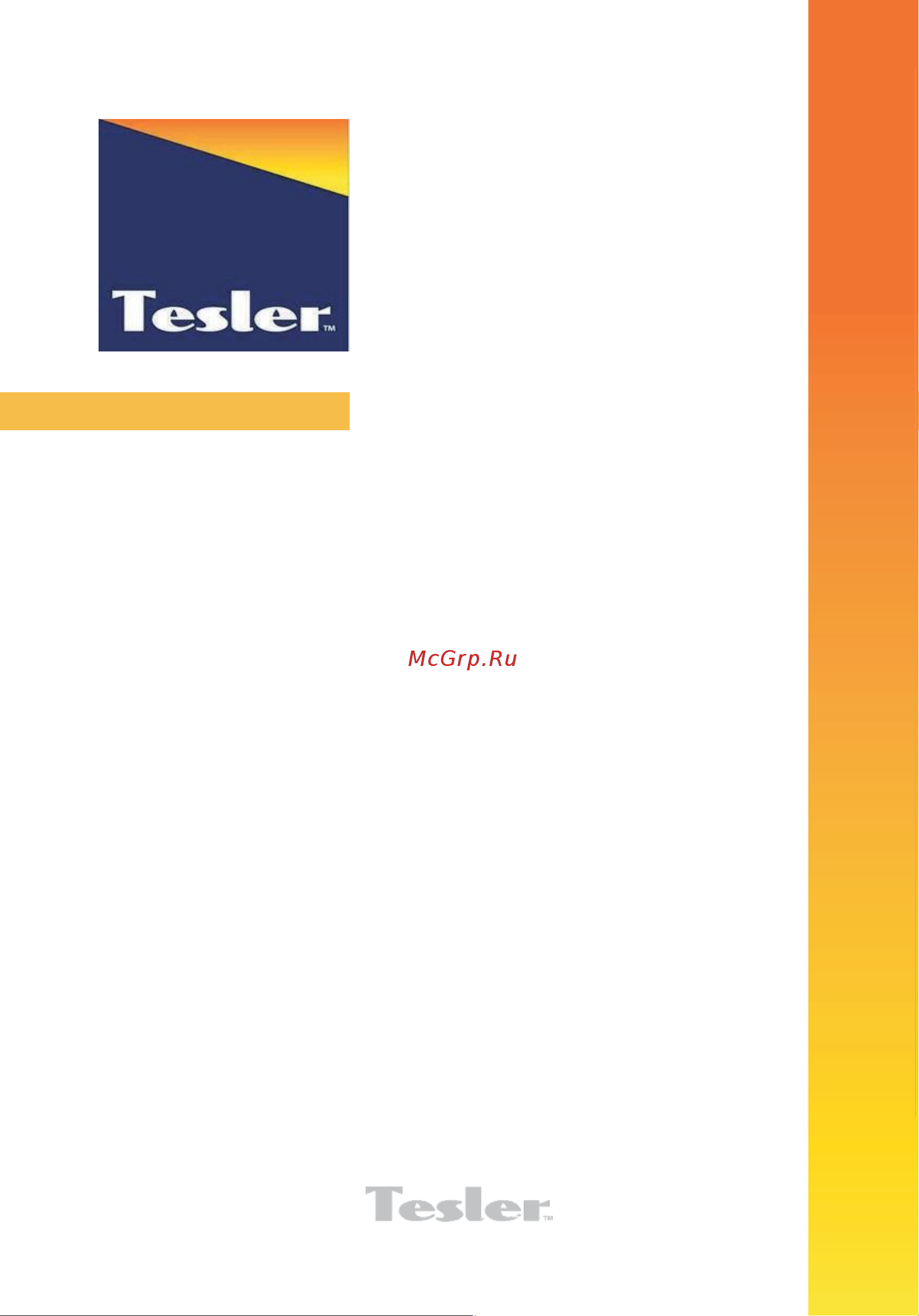 Tesler rc-73 white Руководство по эксплуатации онлайн