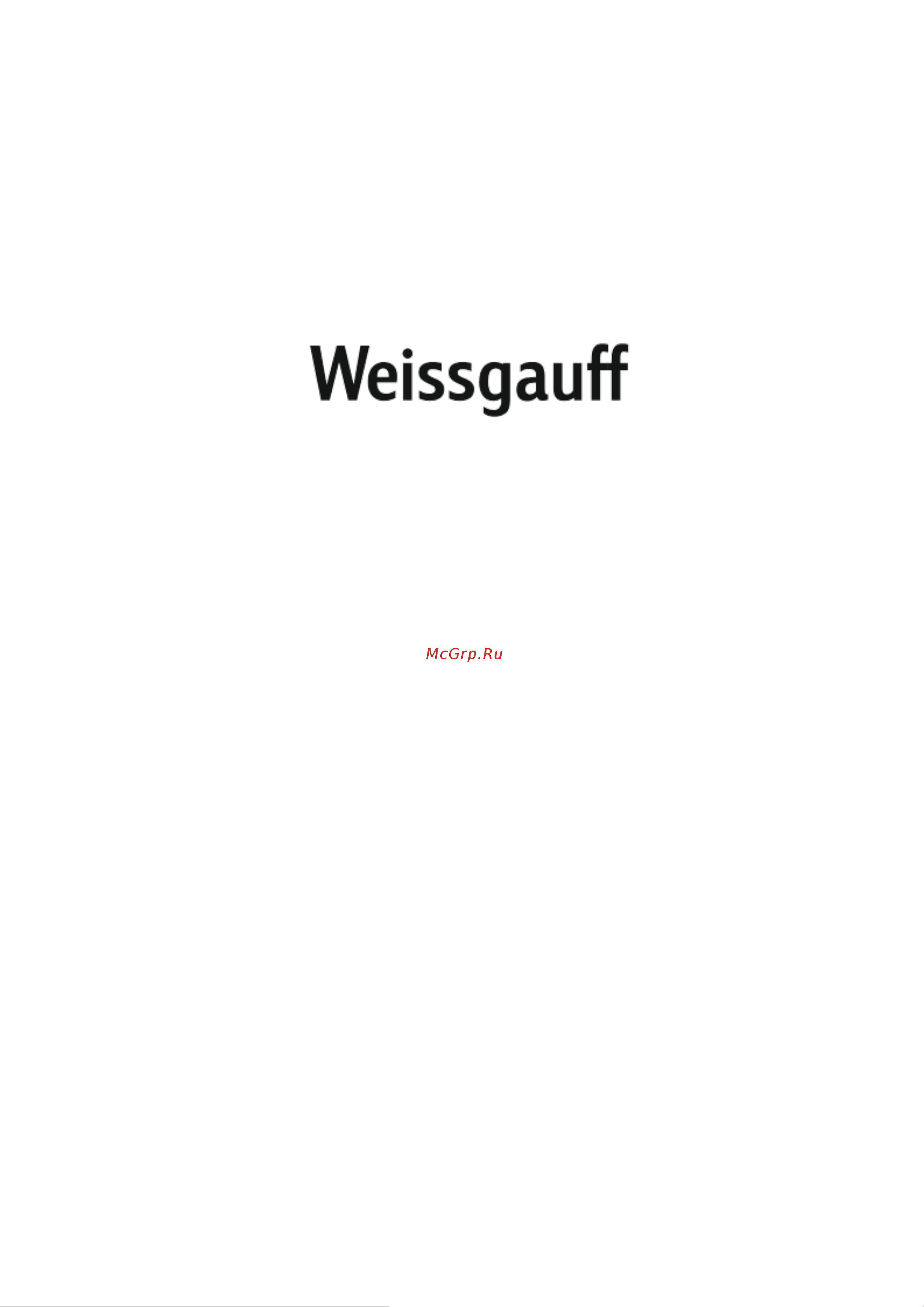 Weissgauff WM 40265 T Руководство по эксплуатации онлайн