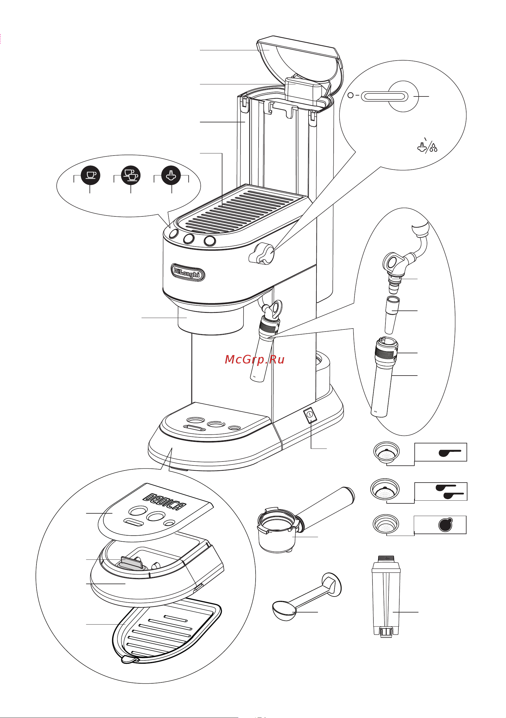 Delonghi Dedica EC685.BK Руководство по эксплуатации онлайн [4/0] 881954