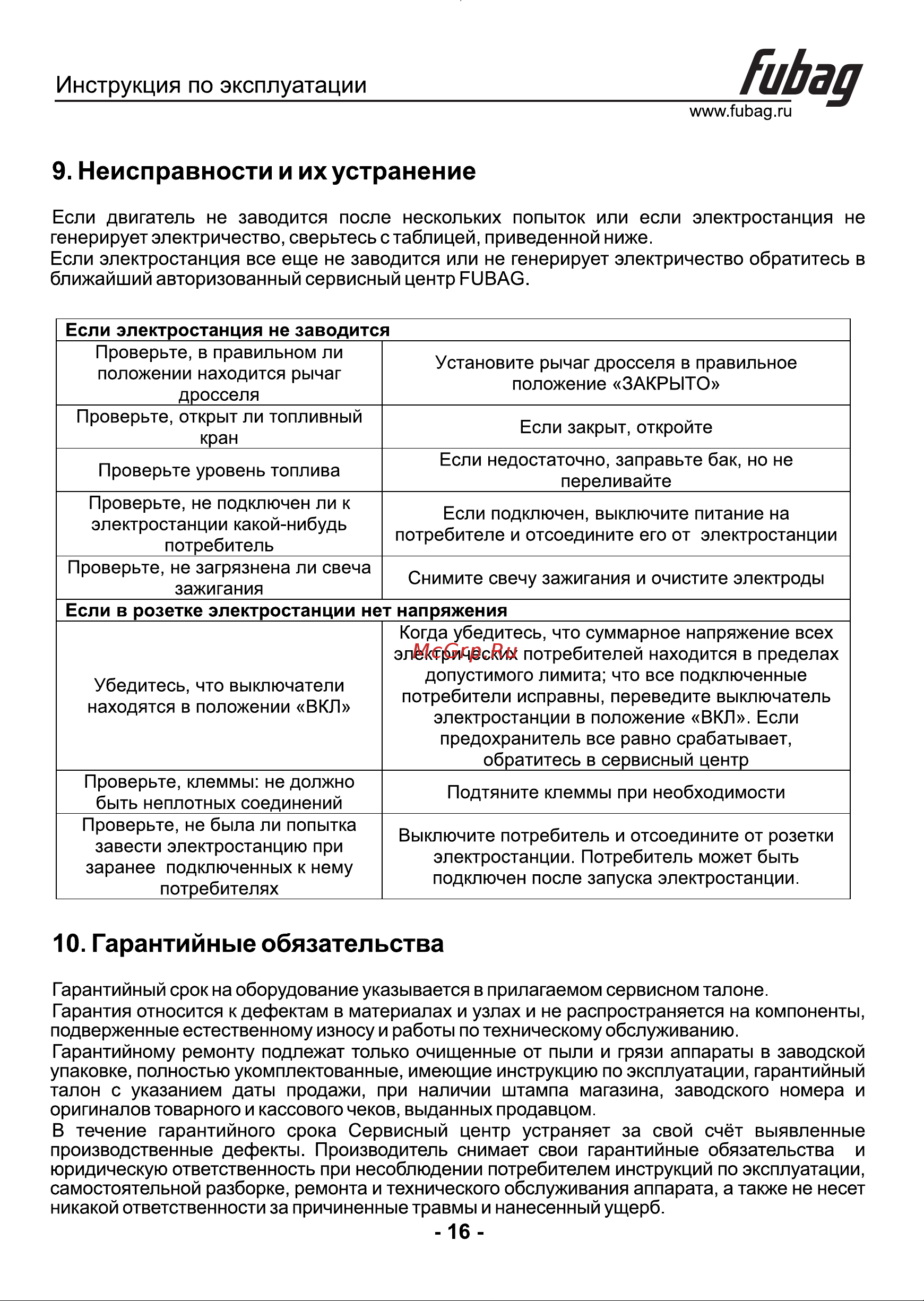 Fubag BS 3300 A ES 431289 [17/18] Гиьад