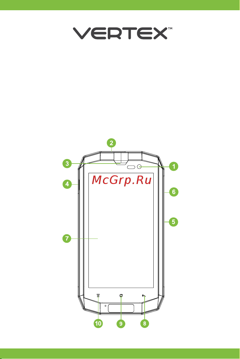 Vertex Impress Grip 4G Black Руководство по эксплуатации онлайн