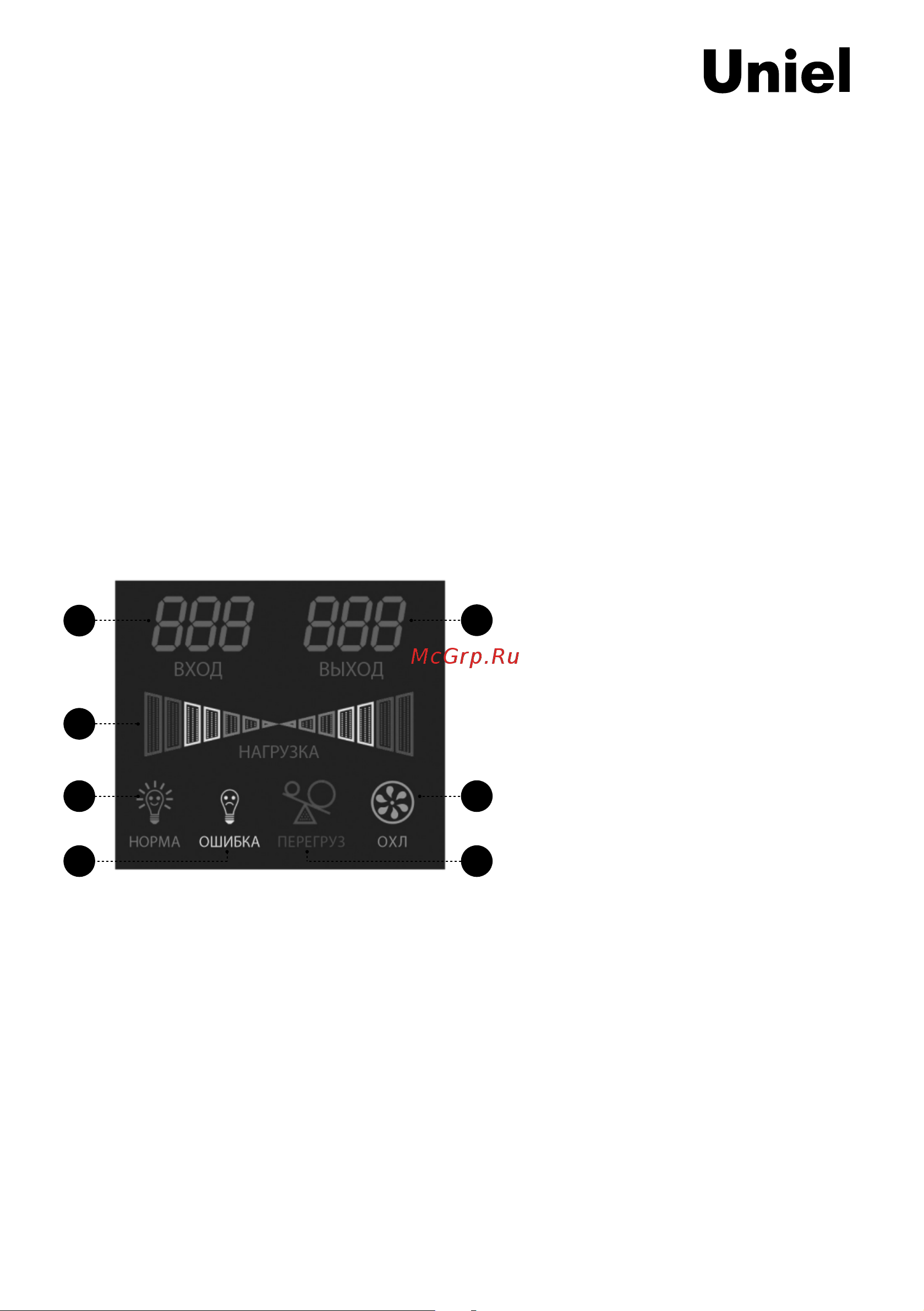 Uniel RS-1/8000WS [7/16] Руководство по эксплуатации