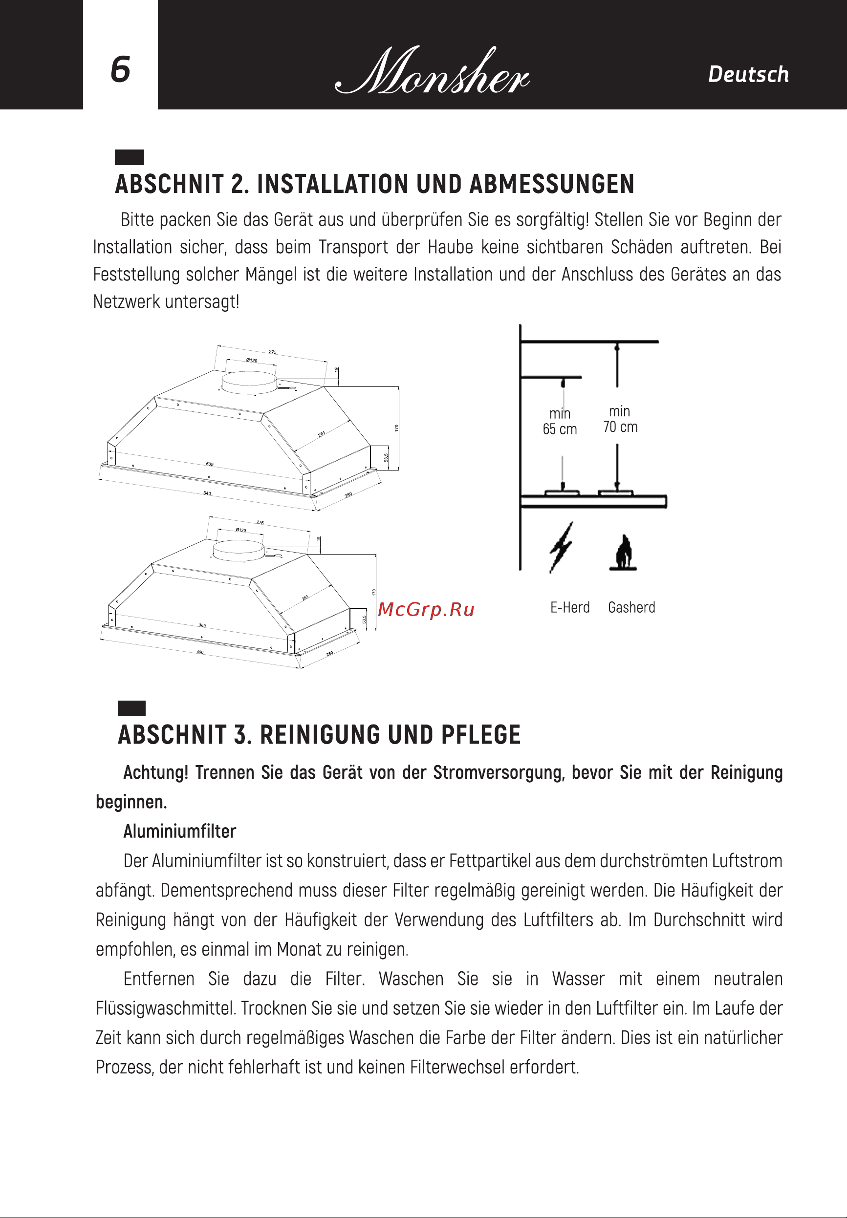 Monsher ANGERS 60 Blanc [6/40] Page 6