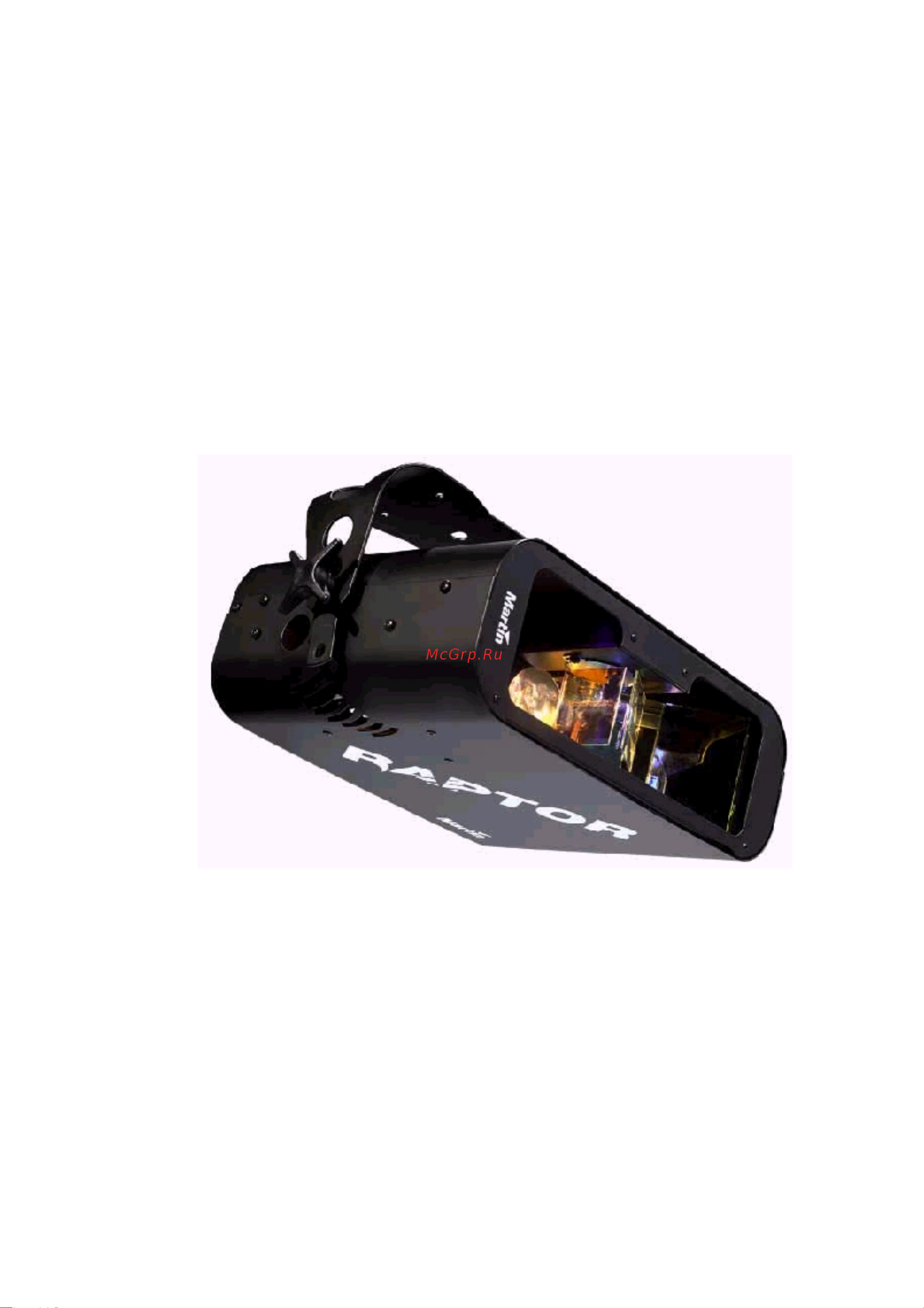 Martin Pro Raptor Инструкция по эксплуатации онлайн
