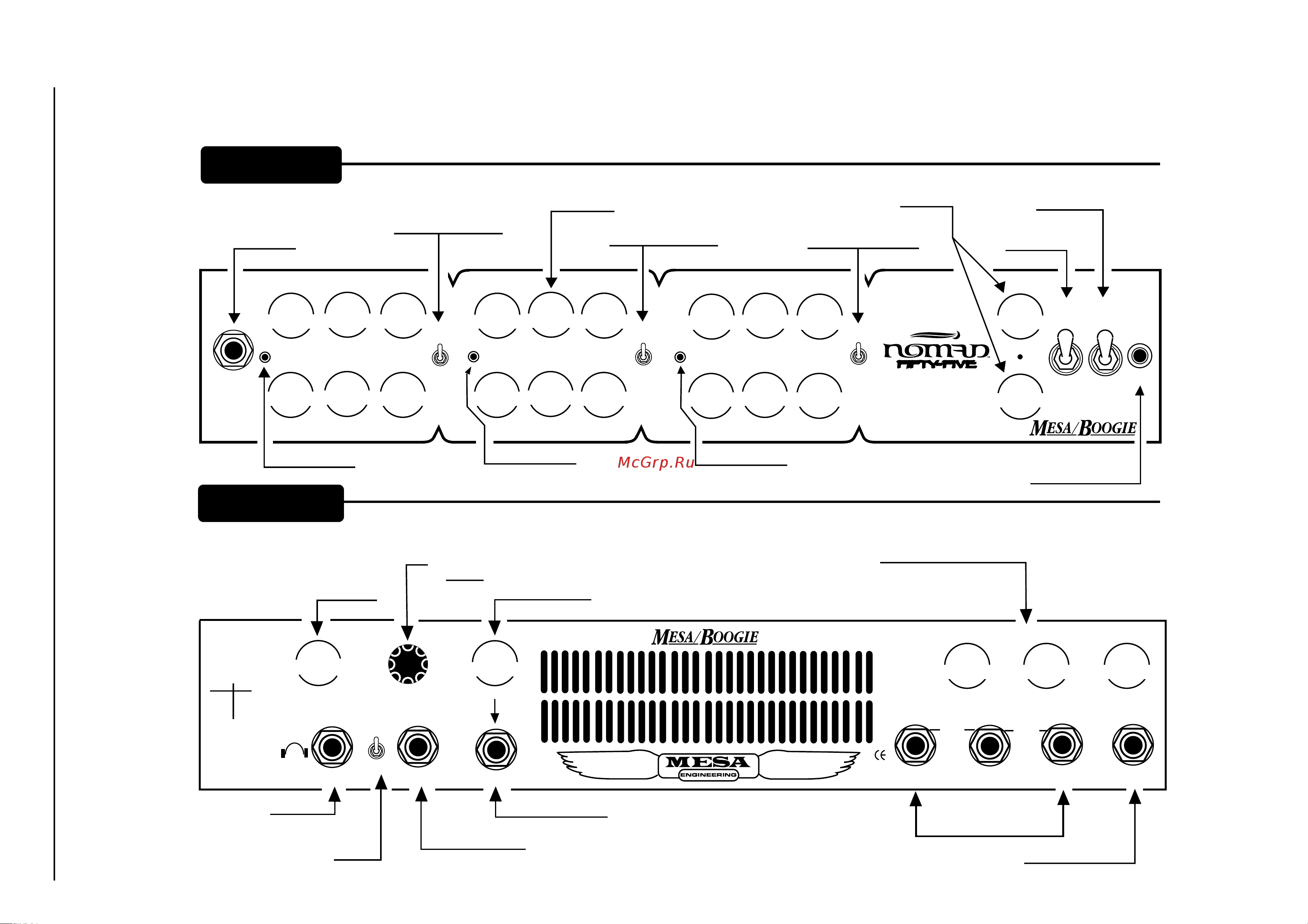 Mesa Boogie Nomad 45 [17/18] Номера узлов и деталей