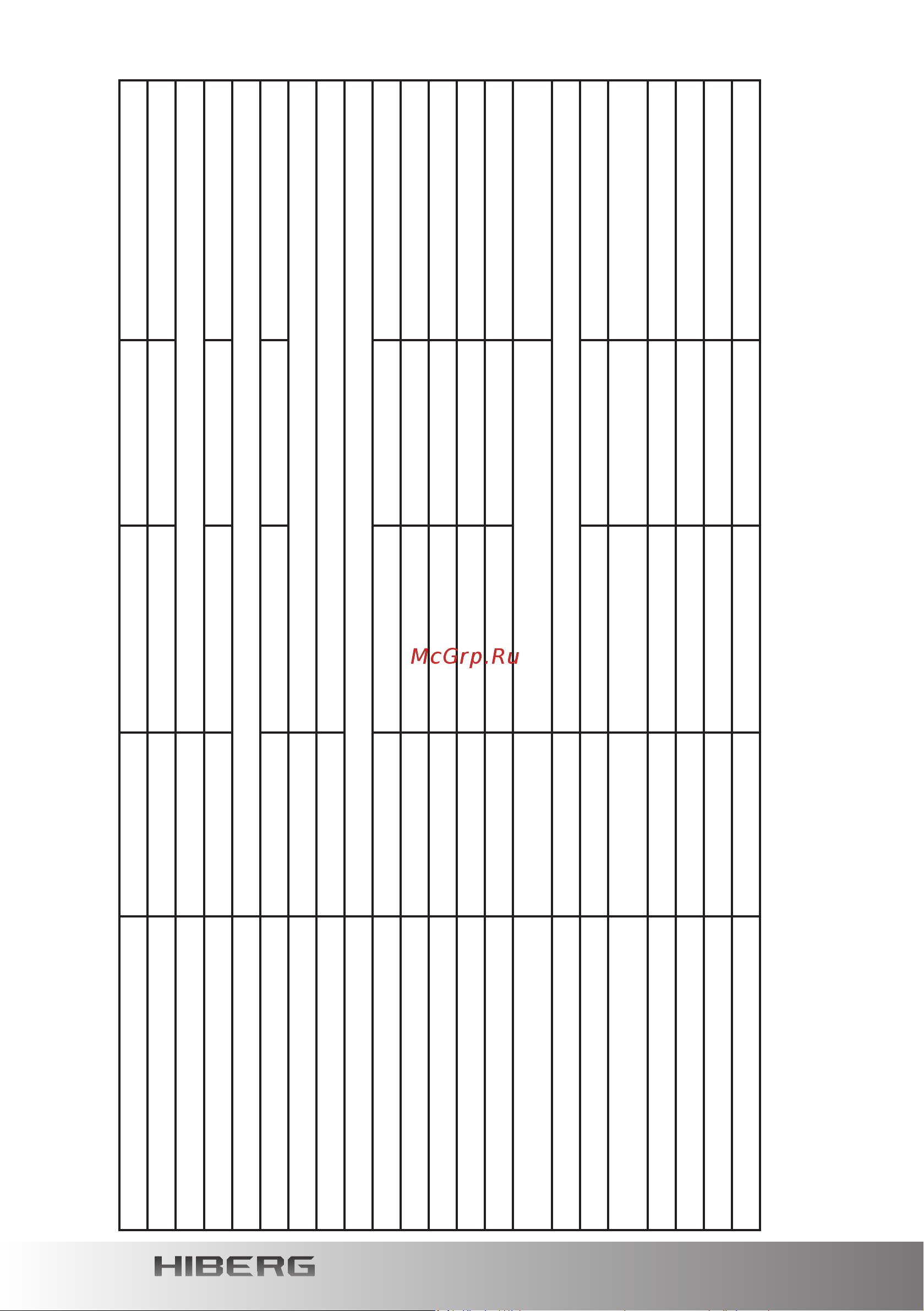 Hiberg FTV 49 C5TS [4/40] Технические характеристики