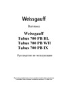 Weissgauff TUBUS 700 PB WH Инструкция по эксплуатации