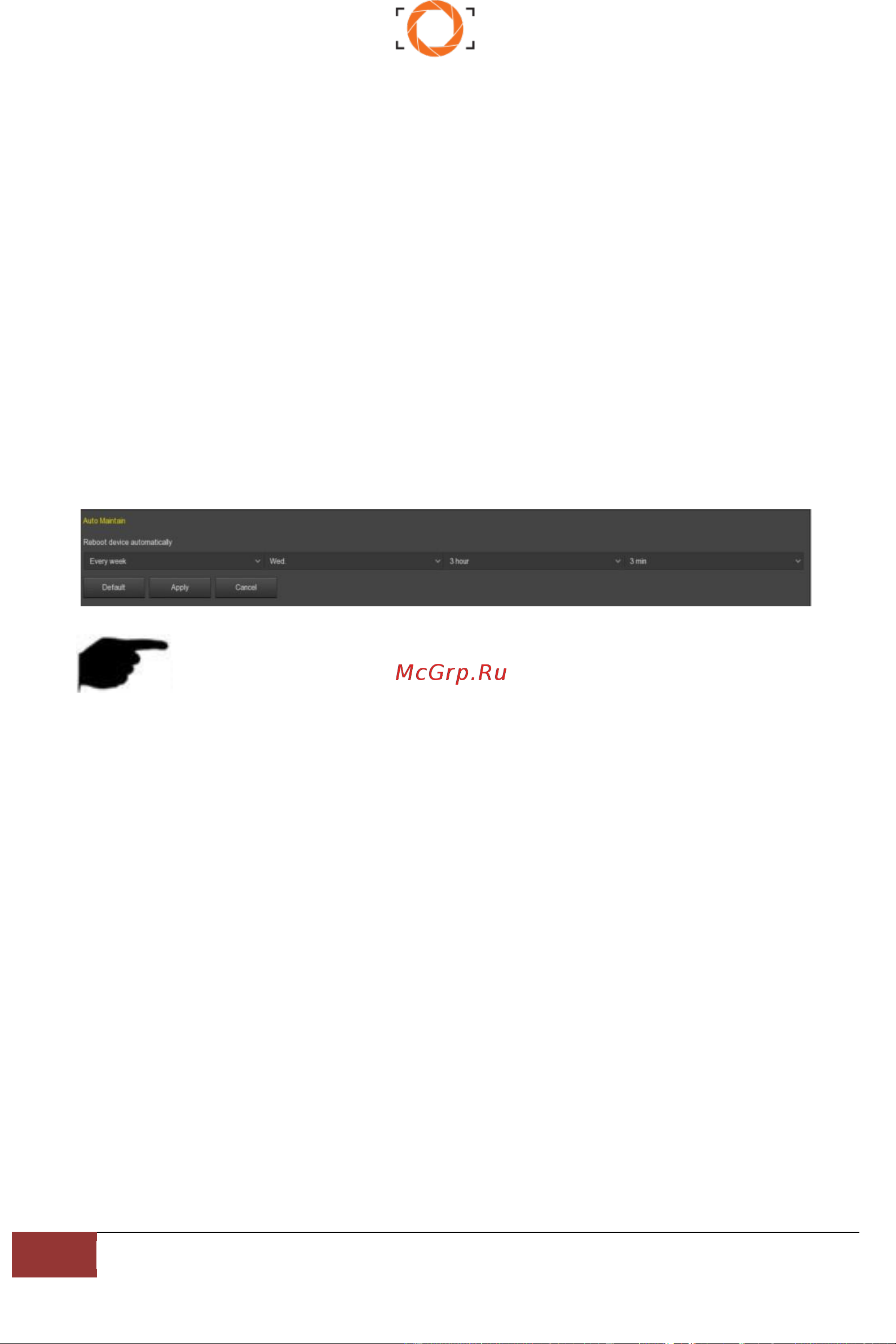 Ison NVR04POE [111/157] Автоматическое обслуживание