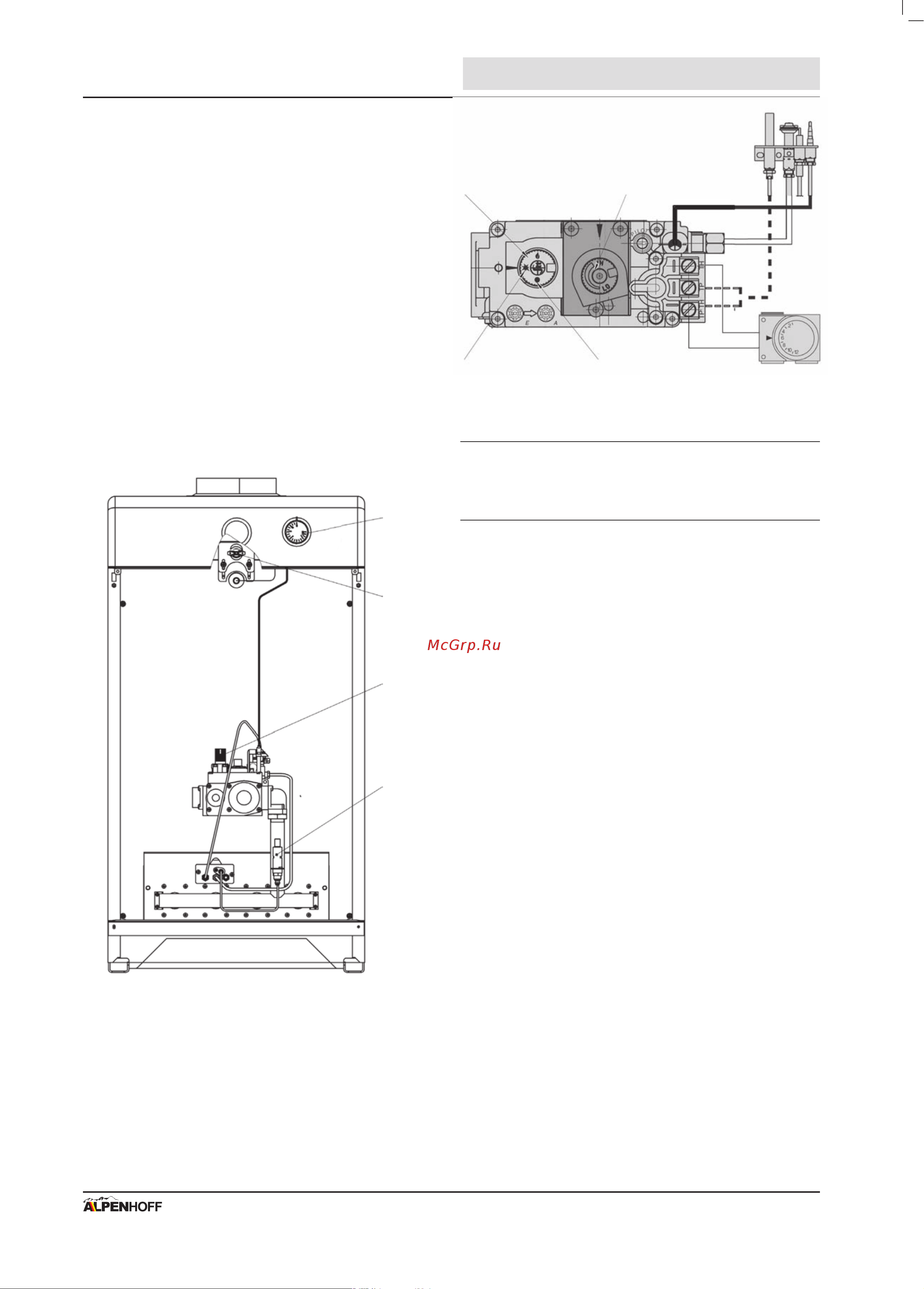 Alpenhoff GERKULES 12,5 [9/19] Порядок включения котла с газовым блоком автоматики сабк ат рис
