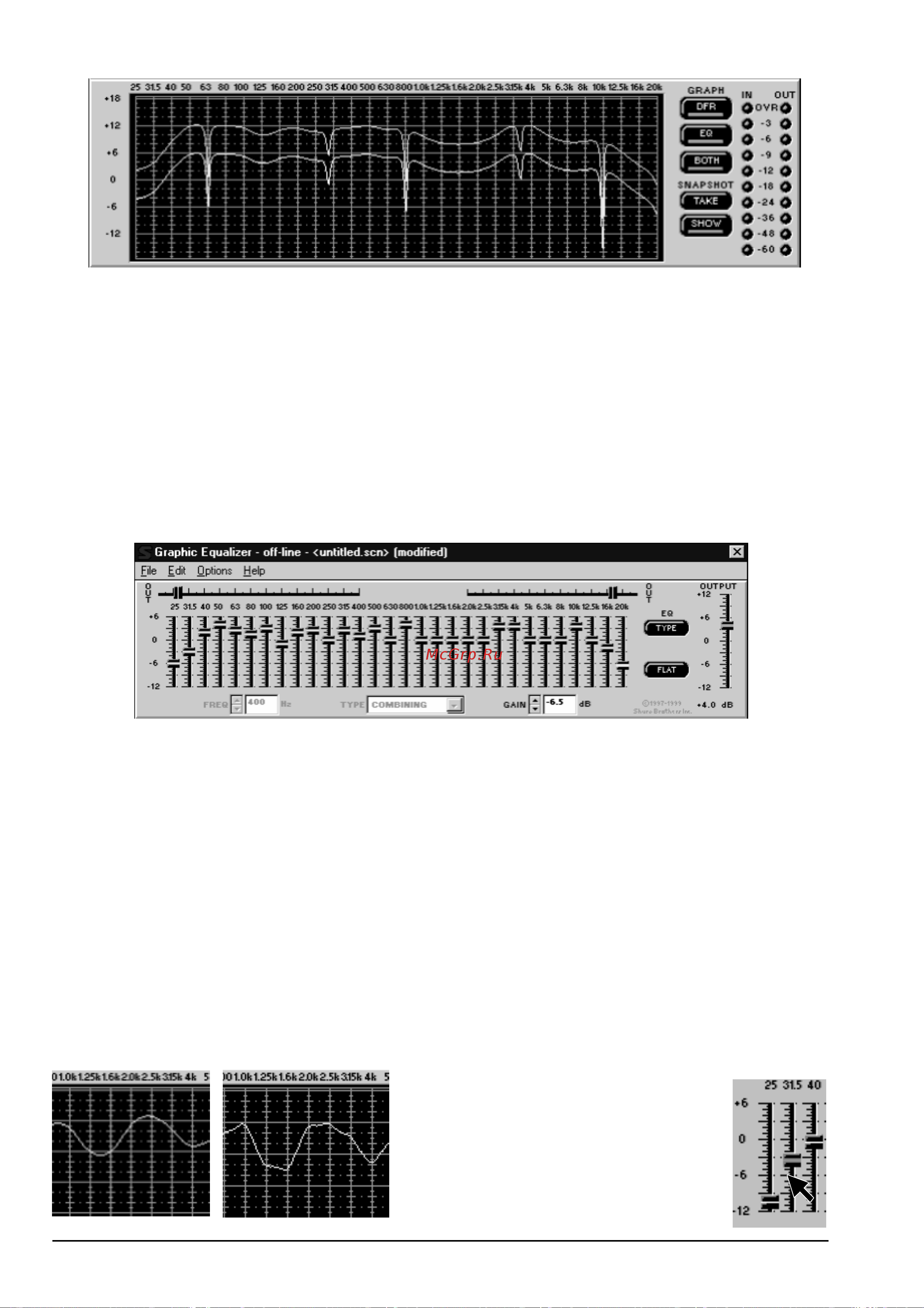 Shure DFR11EQ5 [10/24] Инии