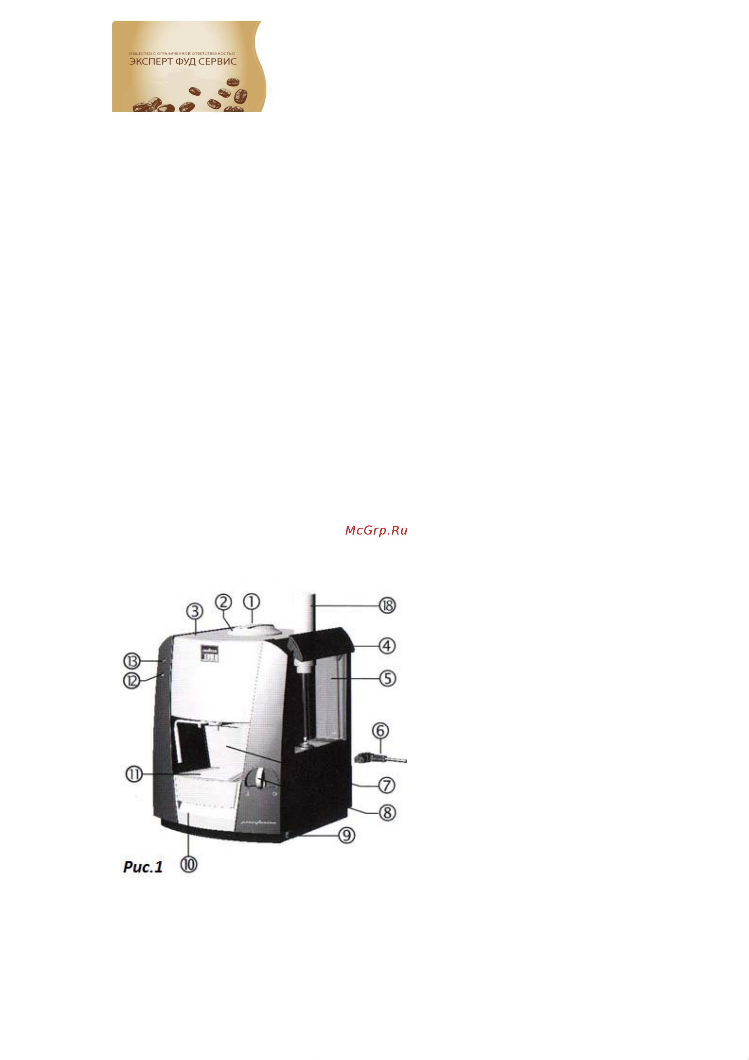 Lavazza Blue 1000 Руководство пользователя онлайн [5/10] 657143
