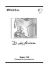 Ariete 1328 Dolce Aroma Руководство пользователя