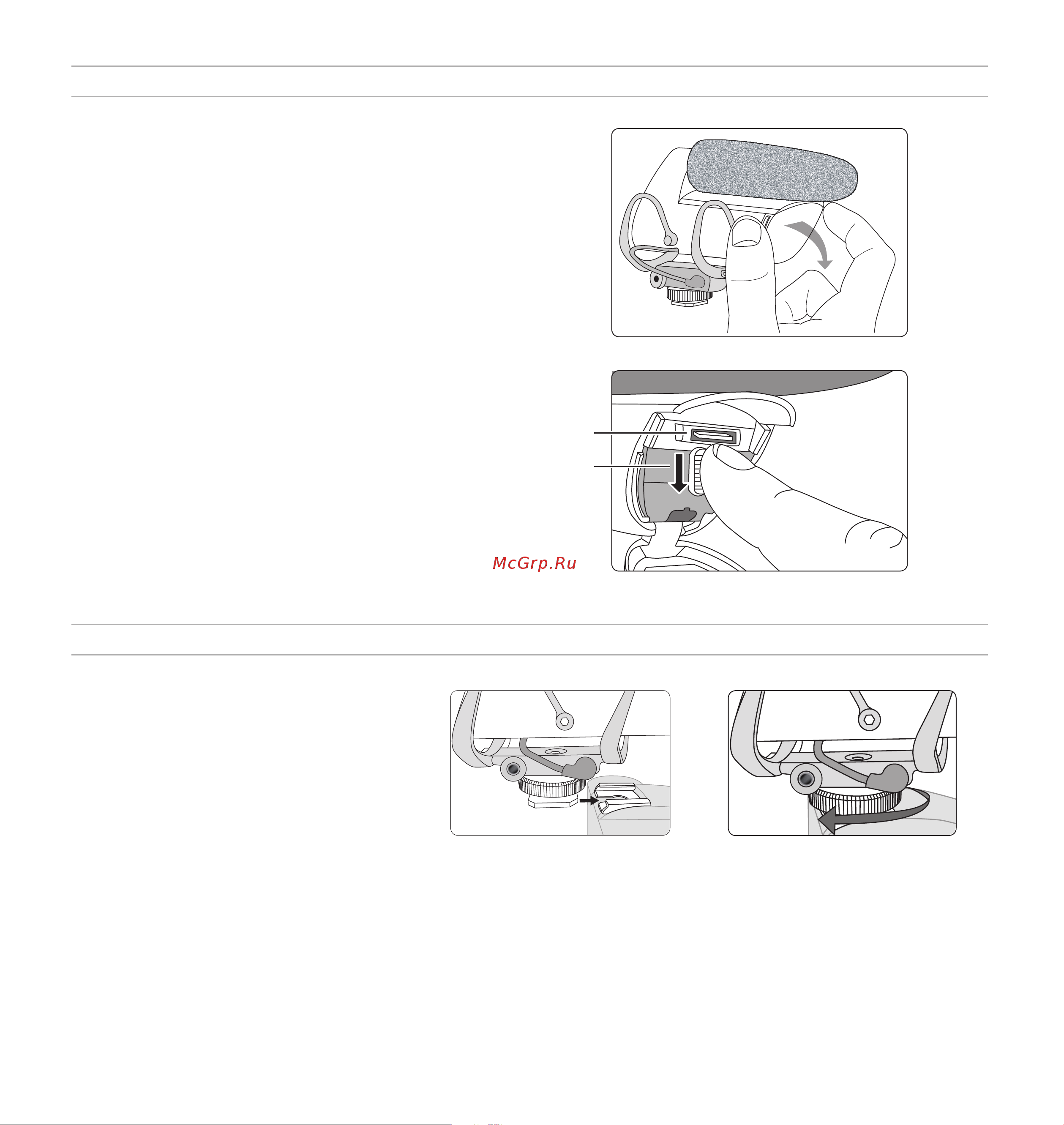 Shure VP83F [4/11] Installing the memory card and batteries