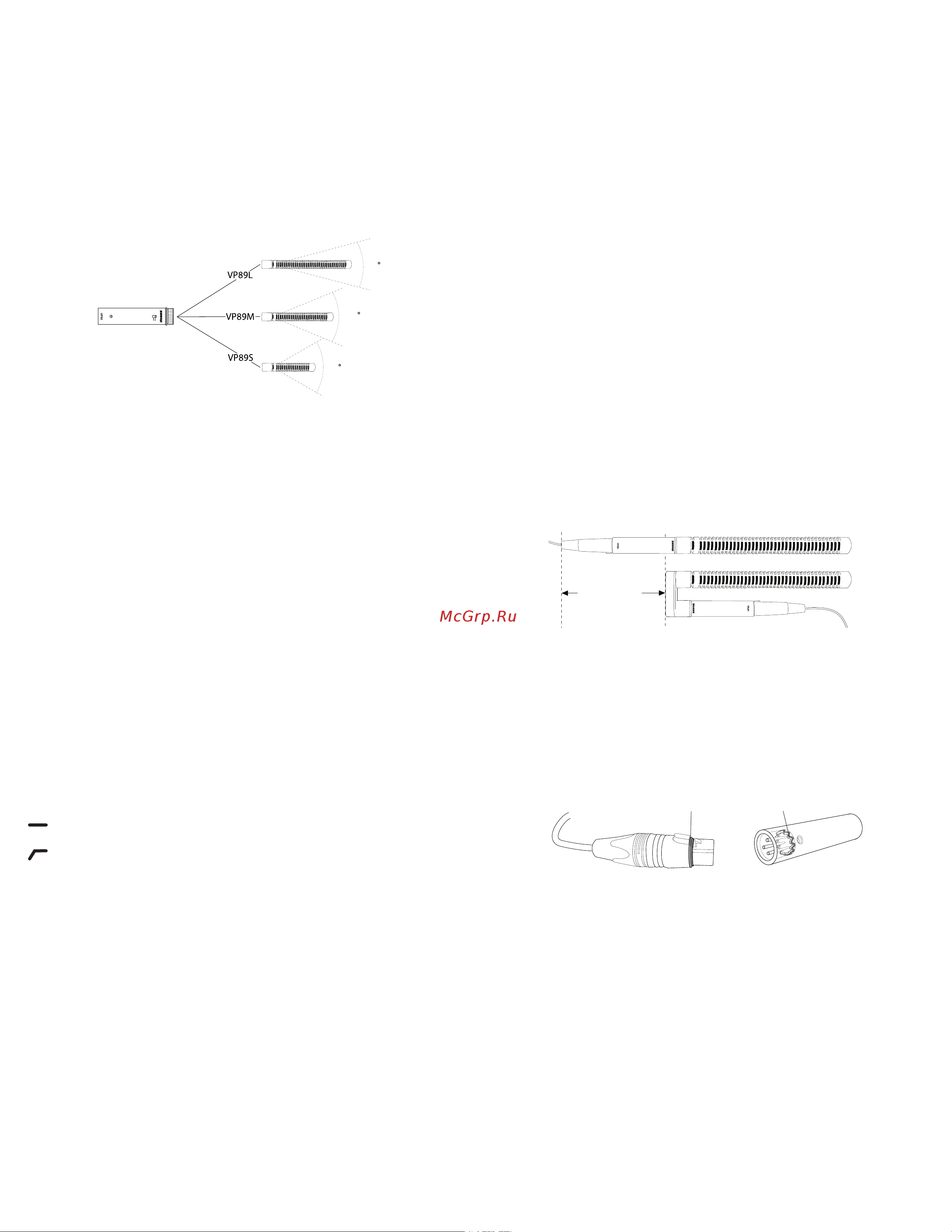 Shure VP89M [3/24] A89u double barrel adapter