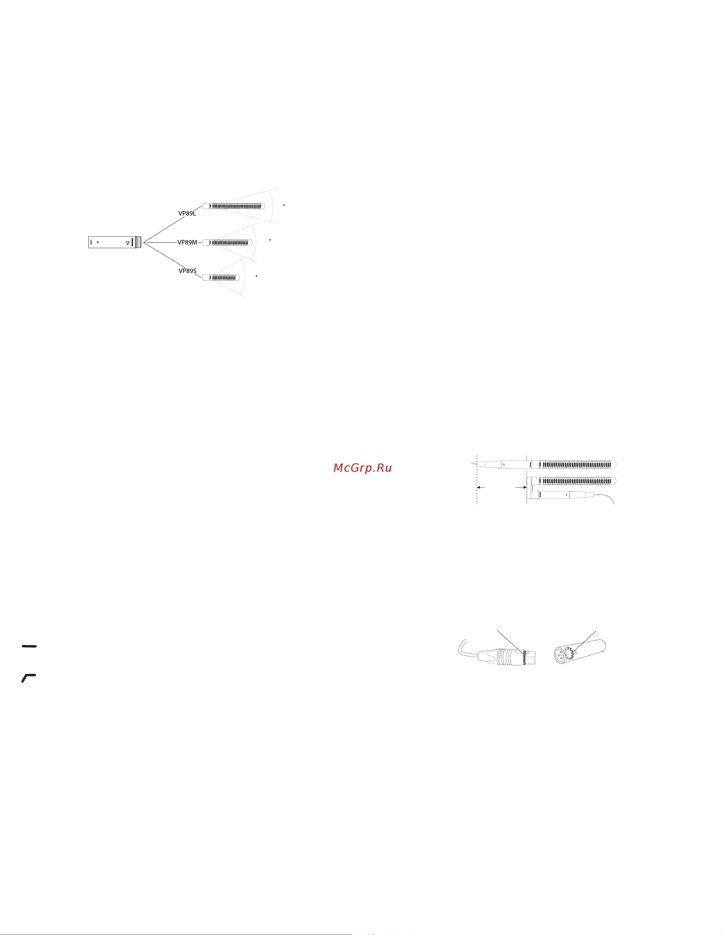 Shure VP89M [4/24] Accessoires personnalisés rycote
