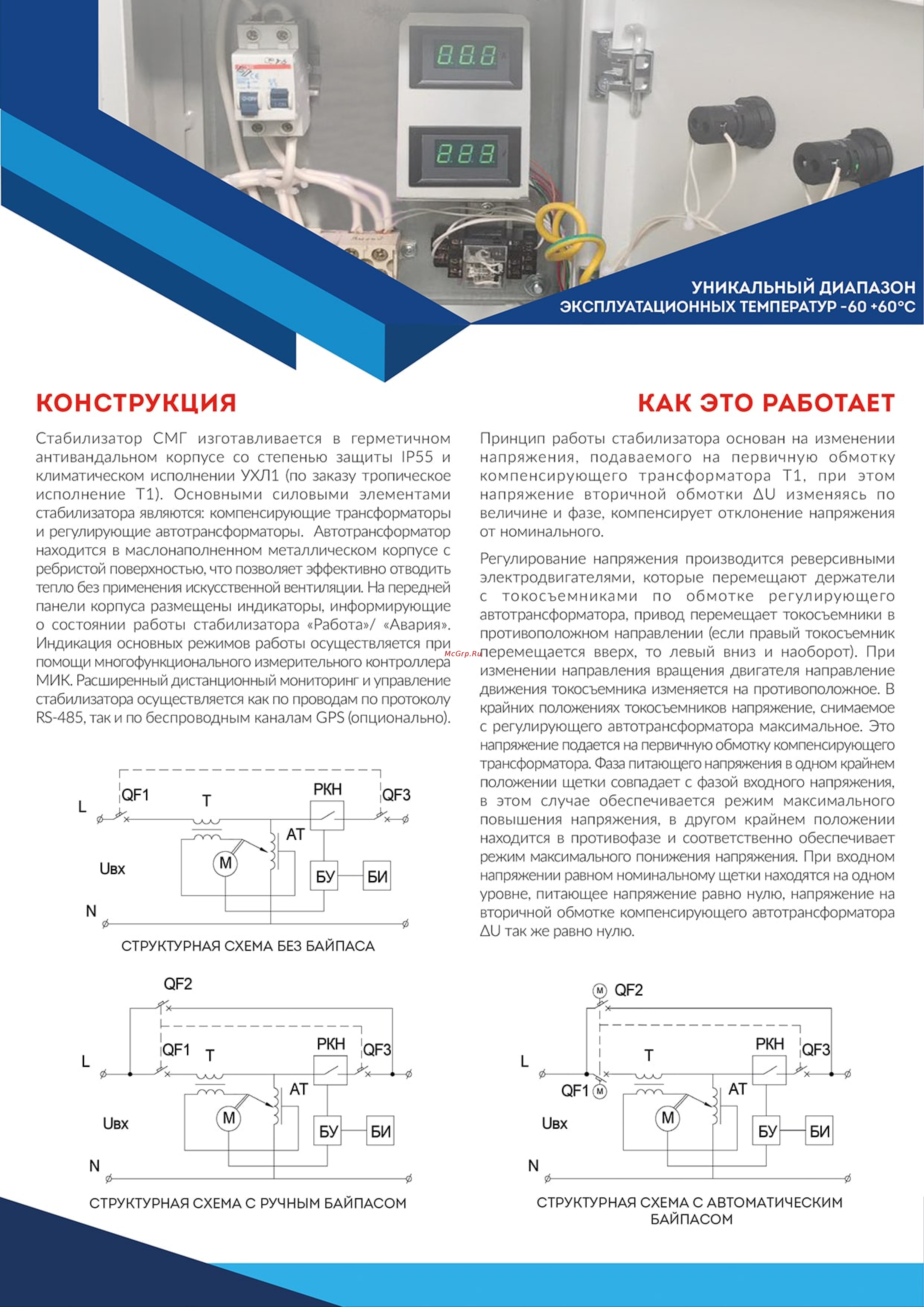Русэлт СМГ-10/220-А-УХЛ1 IP55 [3/6] Конструкция как это работает