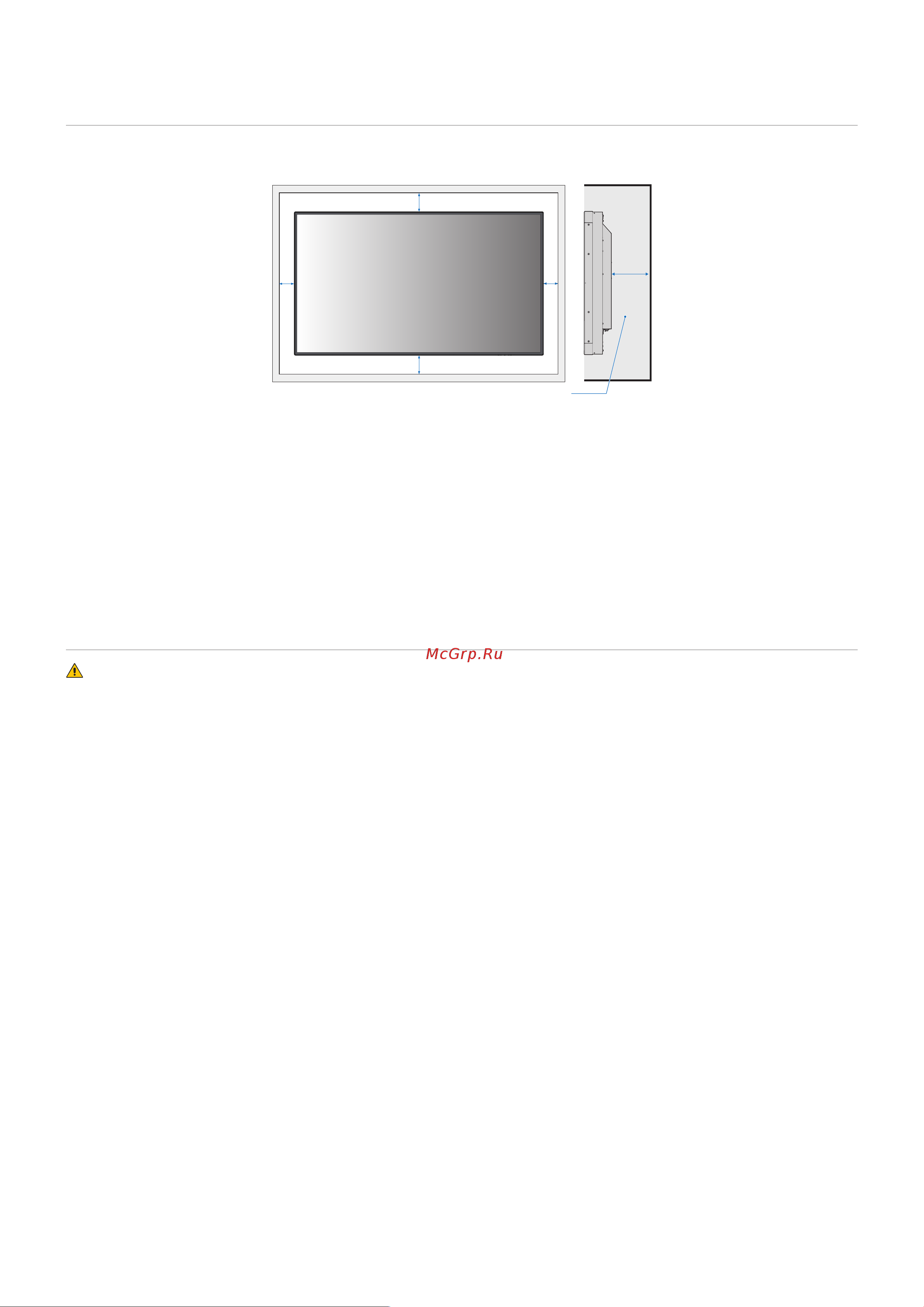Nec MultiSync M651 PG [20/97] Требования к вентиляции