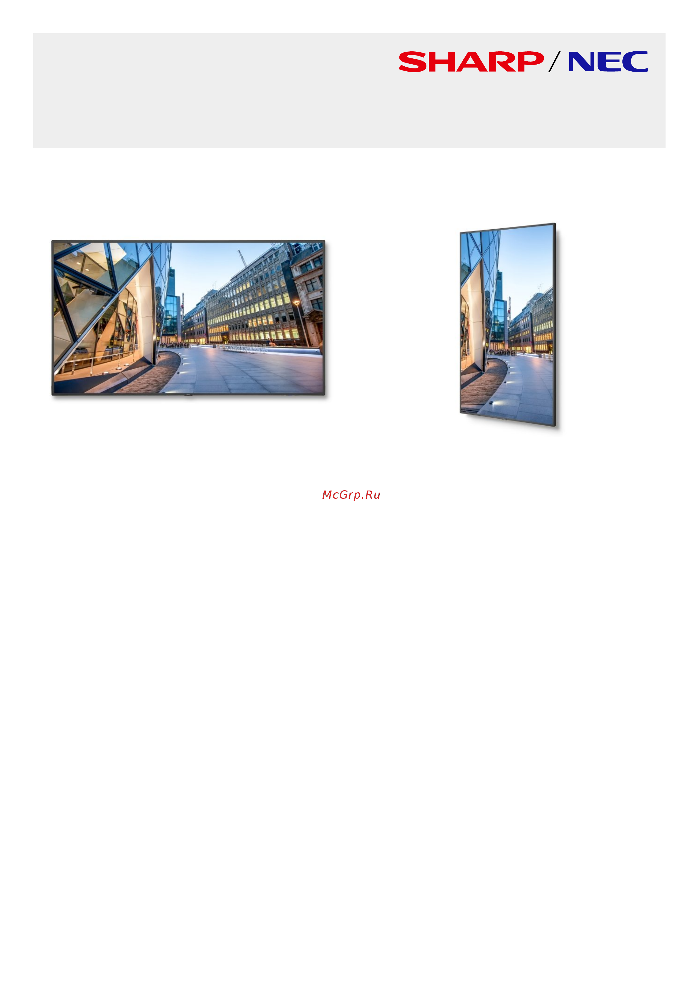 Nec MultiSync C860Q Спецификация онлайн