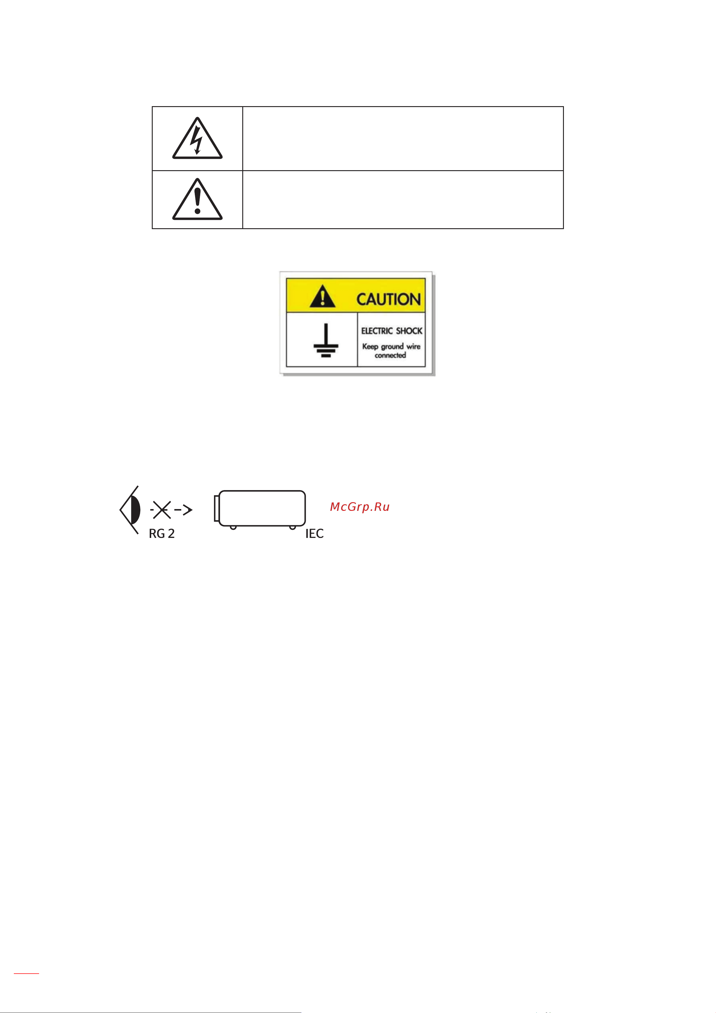 Optoma UHD55 [4/76] Important safety instruction