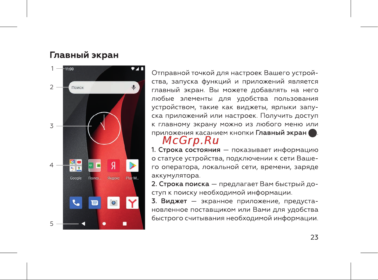 BQ 6061L Slim [25/72] Главный экран