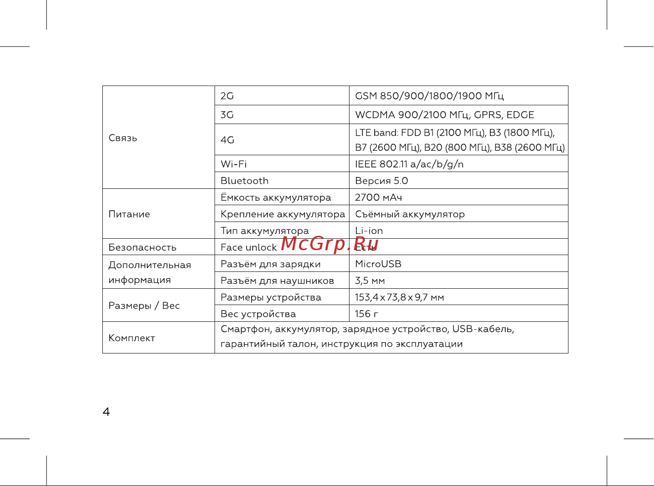 BQ 5765L Clever Инструкция по эксплуатации онлайн [6/72] 659647