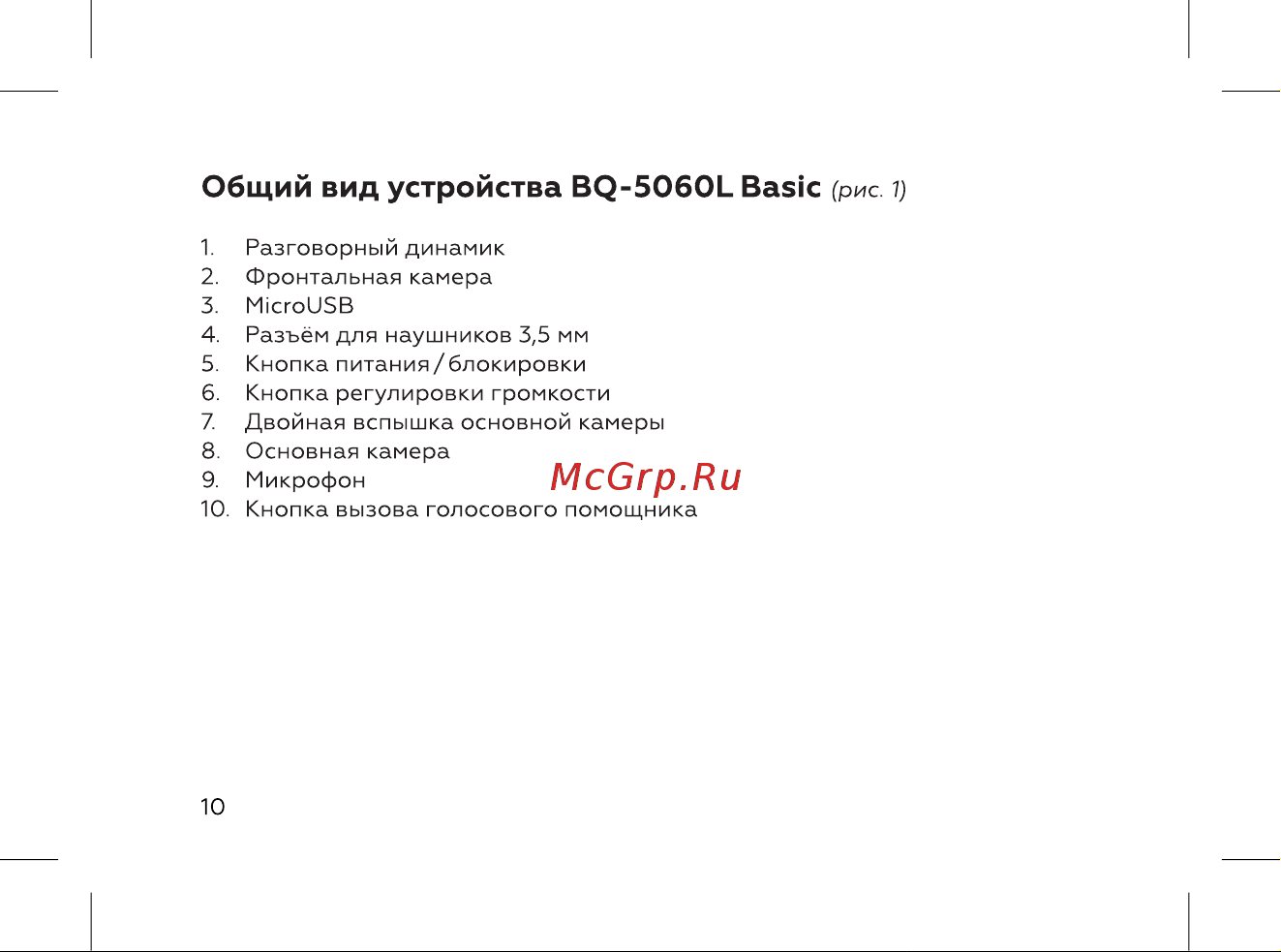BQ 5060L Basic Ocean Blue [12/72] Общий вид устройства bq 5o6ol basic