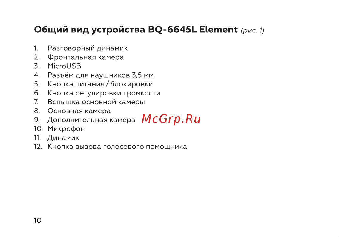 BQ 6645L Element [12/72] Общий вид устройства bq 6645l element рис 1