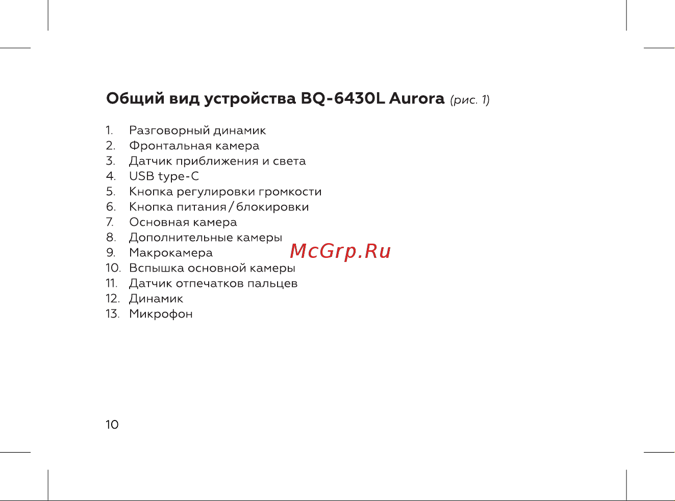 BQ 737548 [12/72] Общий вид устройства bq 643ol aurora
